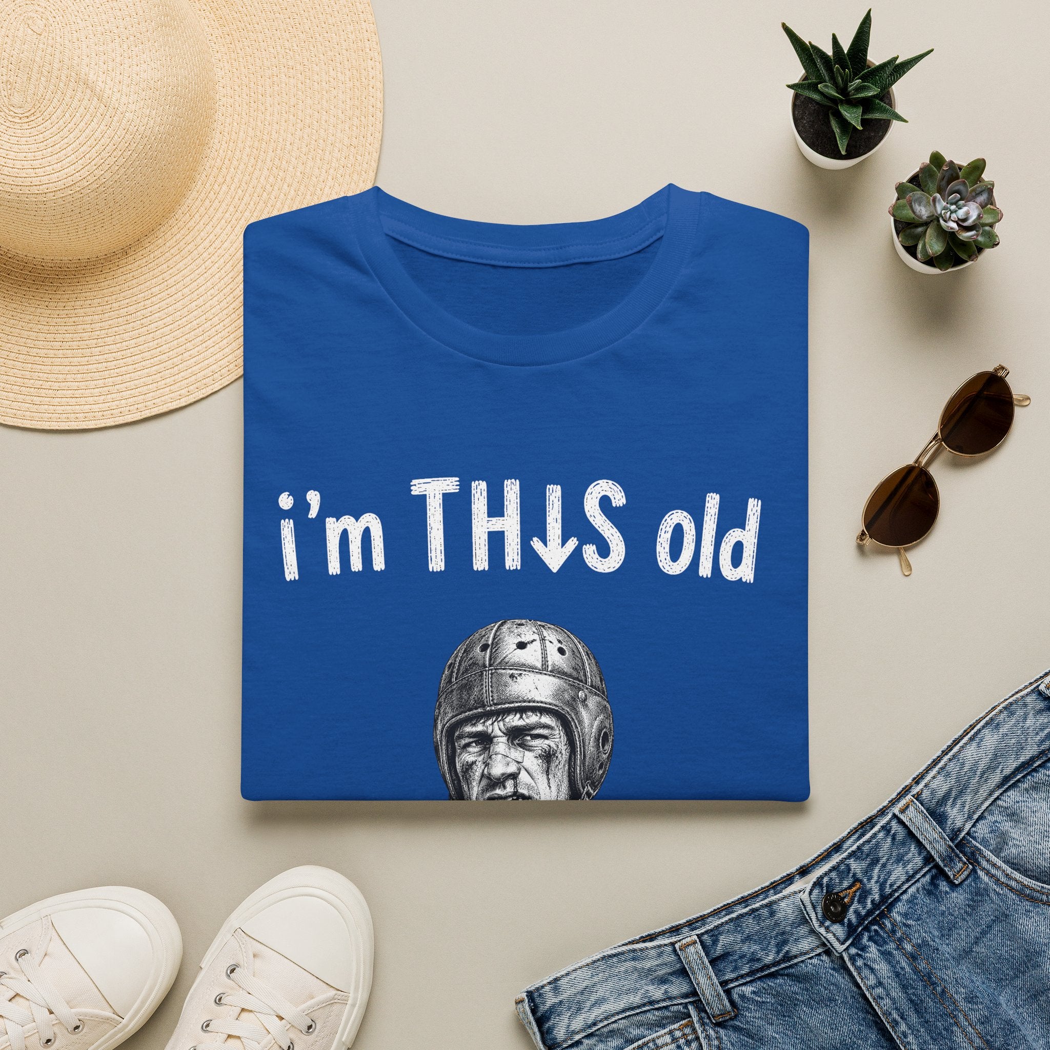 Vintage Football "I'm This Old" T-Shirt