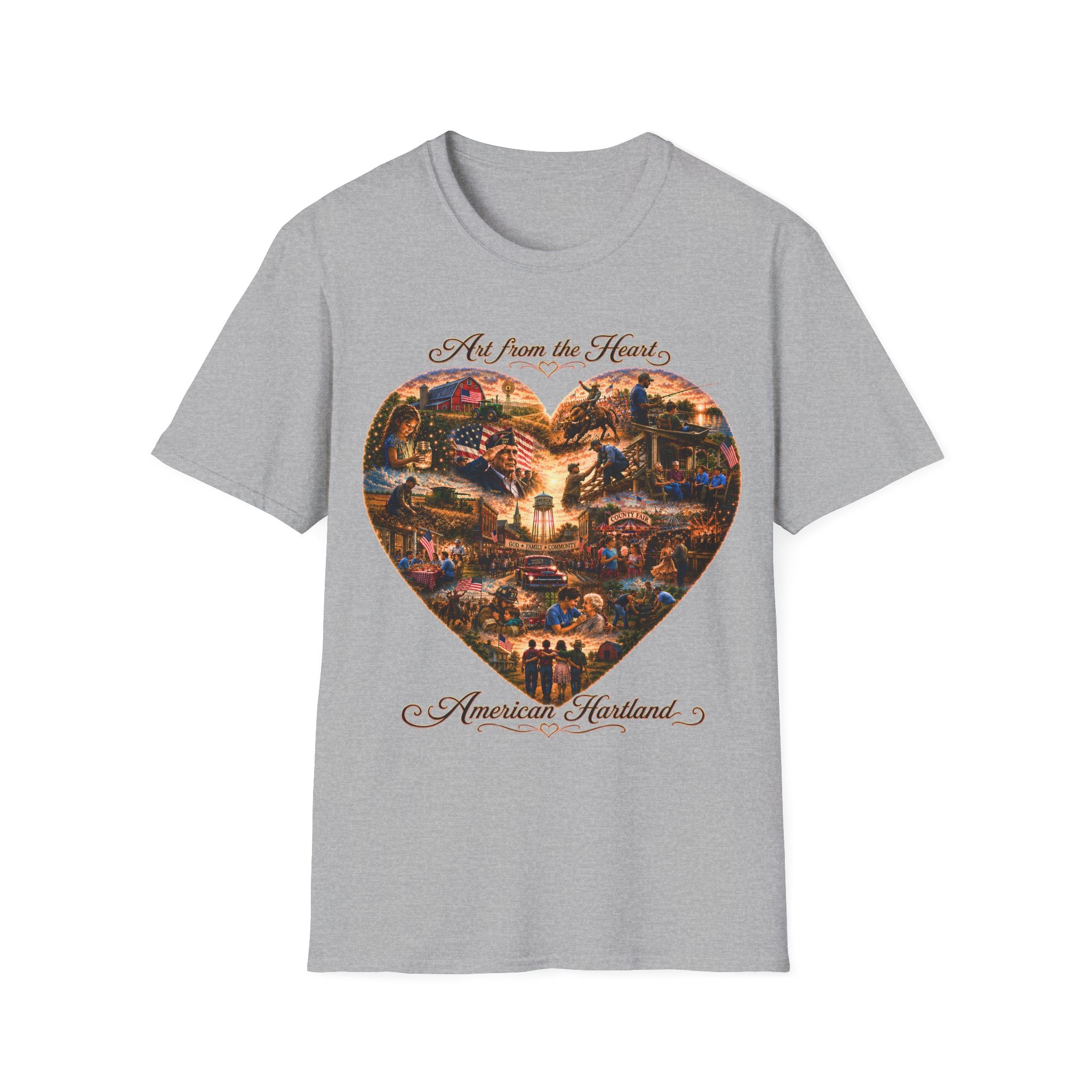 Art from the Heart Veteran T-shirt