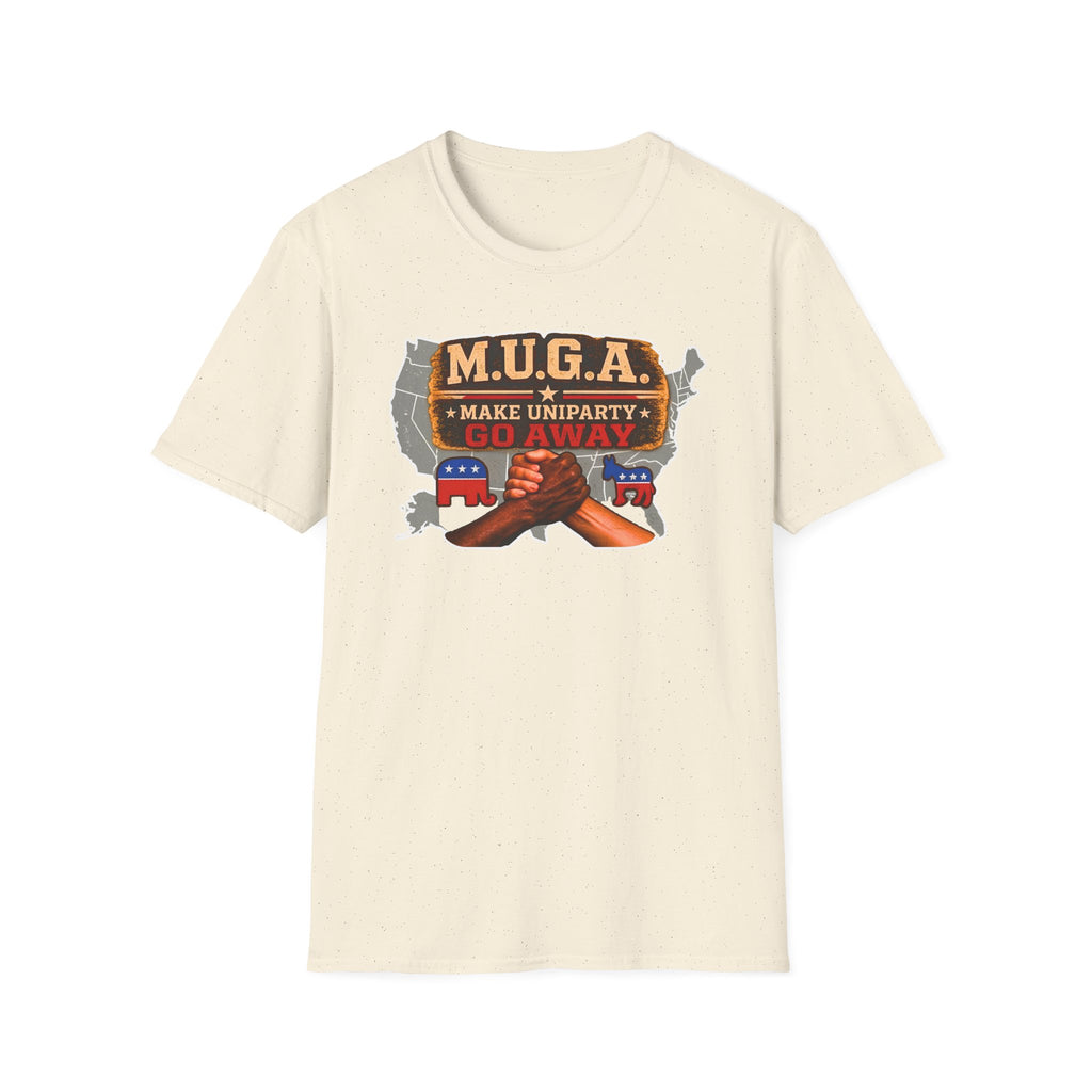 T-Shirt — M.U.G.A. "Make Uniparty Go Away" Political Unity Graphic Tee