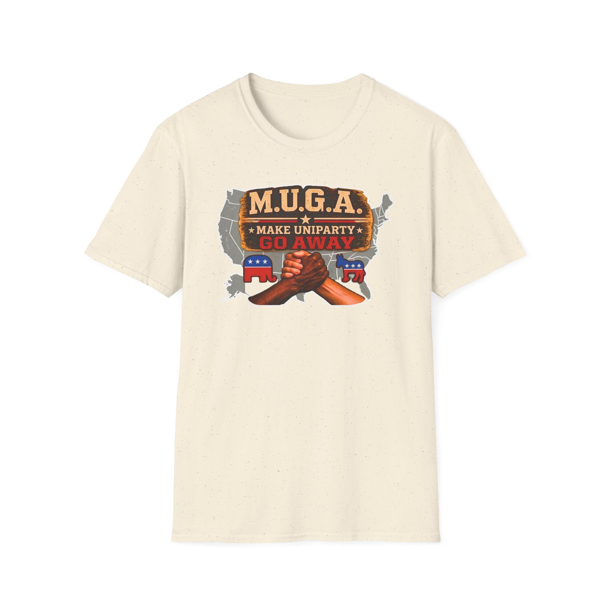 T-Shirt — M.U.G.A. "Make Uniparty Go Away" Political Unity Graphic Tee