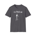 Vintage Toy Tee - "I'm This Old" Retro Kid with Hoop T-Shirt