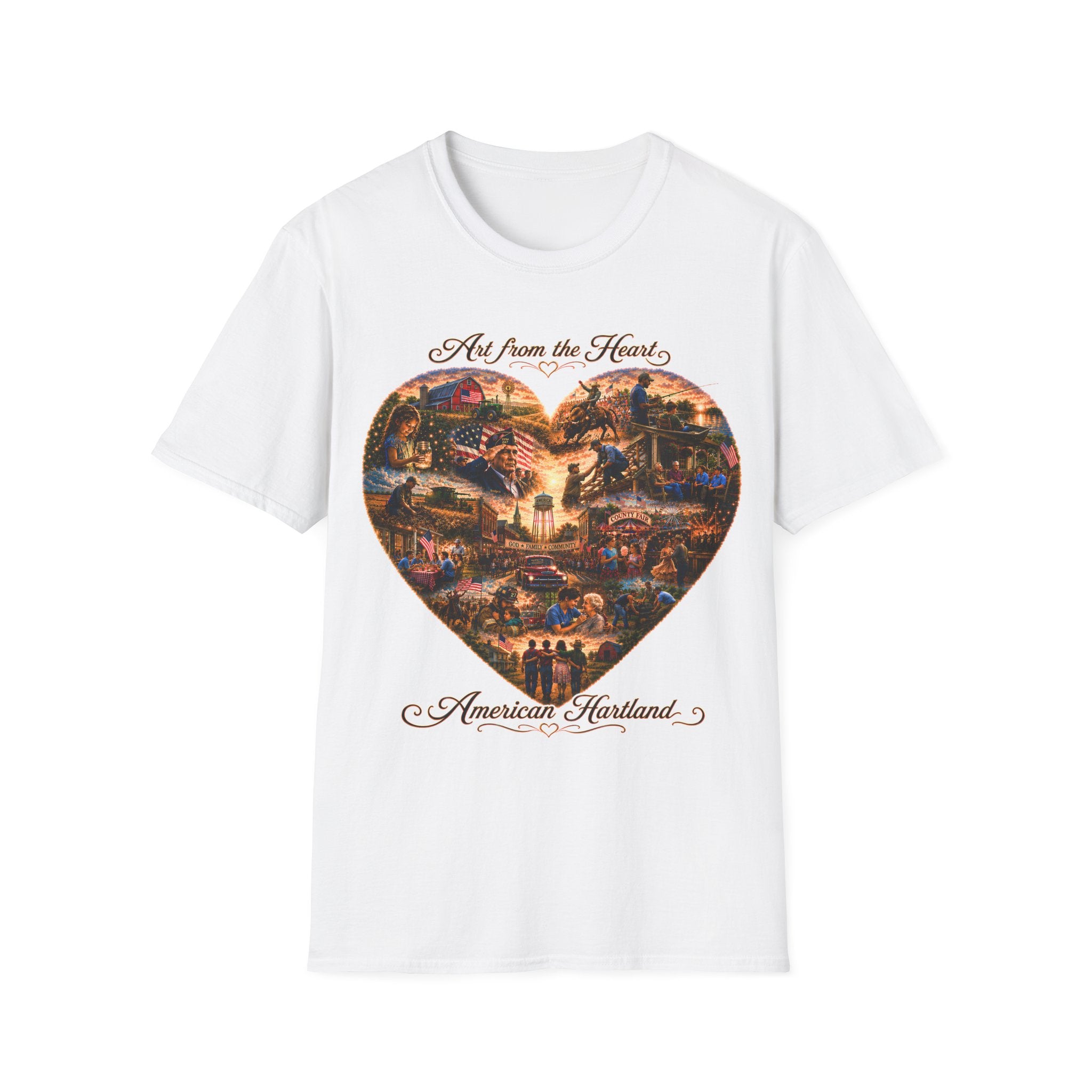 Art from the Heart Veteran T-shirt