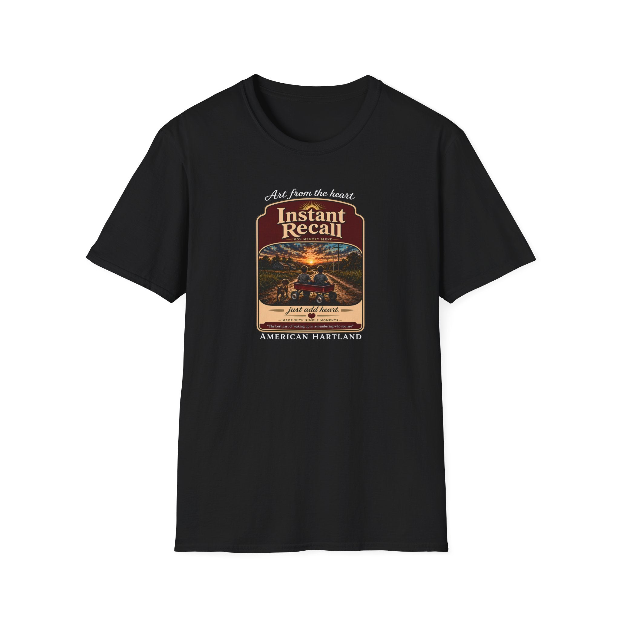 Instant Recall T-Shirt — Vintage Road Trip Sunset Graphic