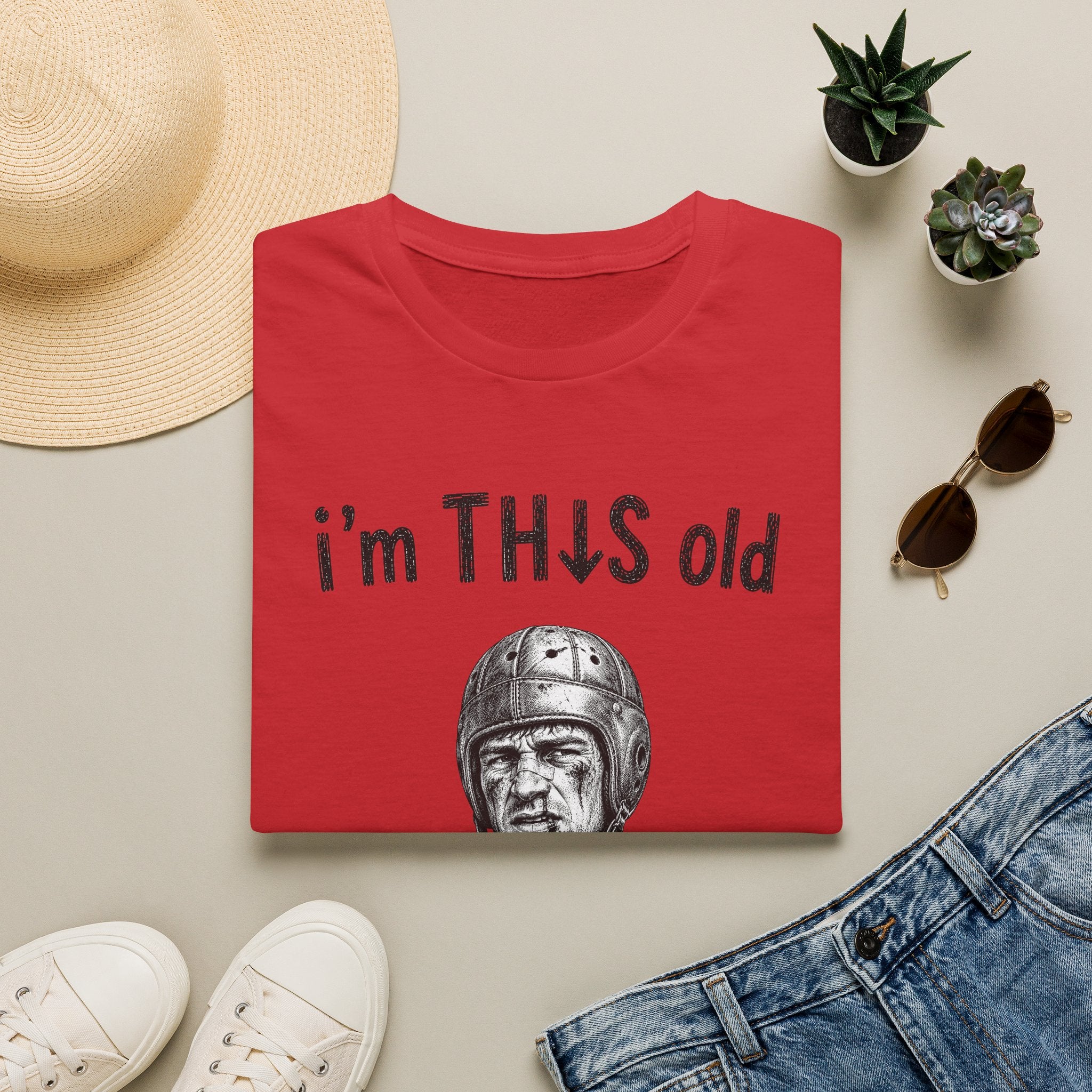 Vintage Football "I'm This Old" T-Shirt