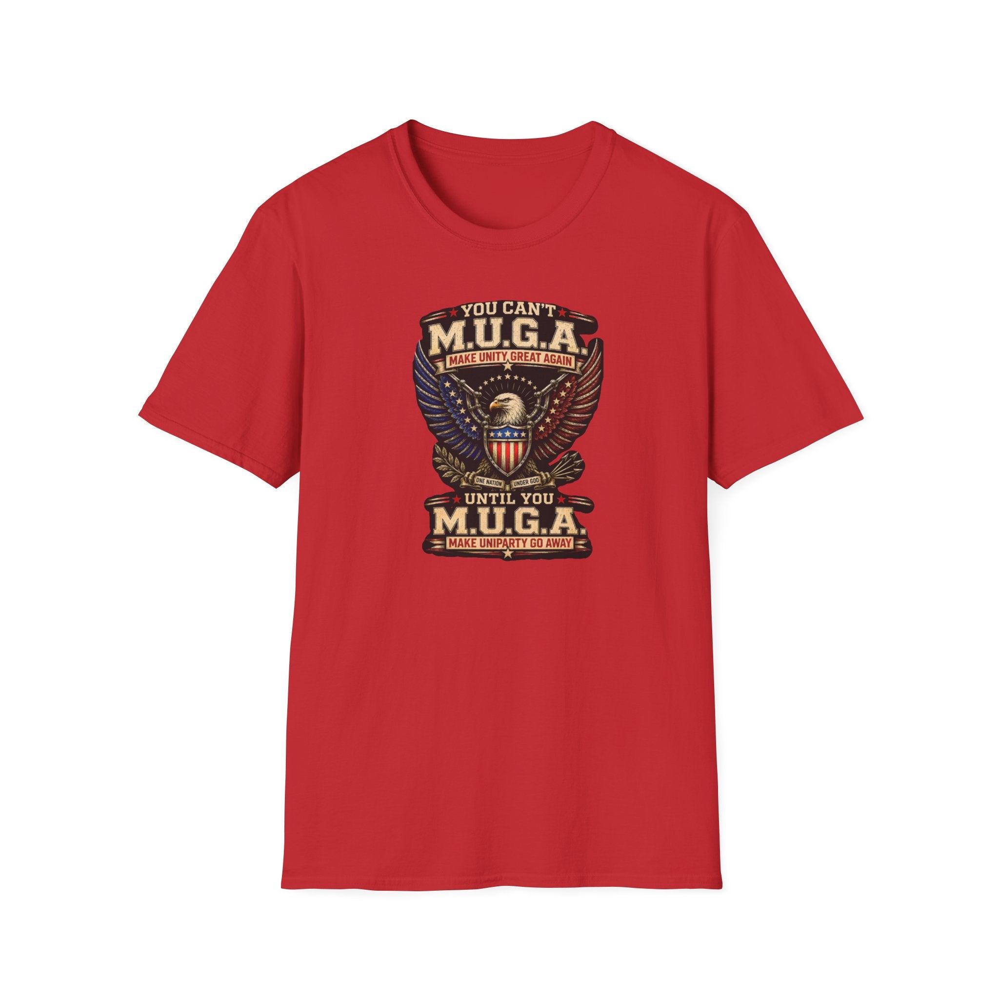 Make Unity Great Again T-Shirt — Patriotic Eagle M.U.G.A. Graphic Tee