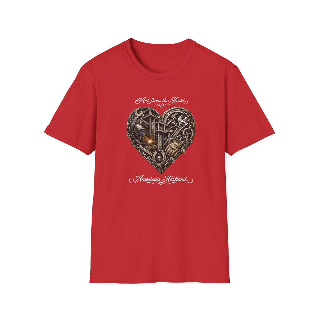 Heart of Metal Graphic Tee — “Art from the Heart”
