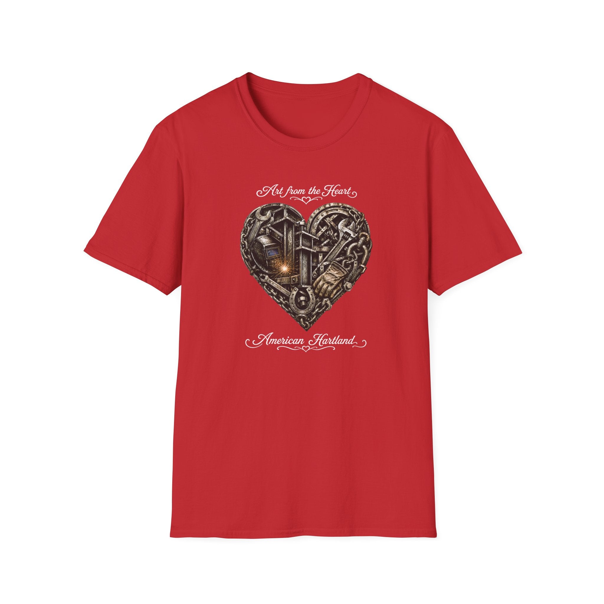 Heart of Metal Graphic Tee — “Art from the Heart”
