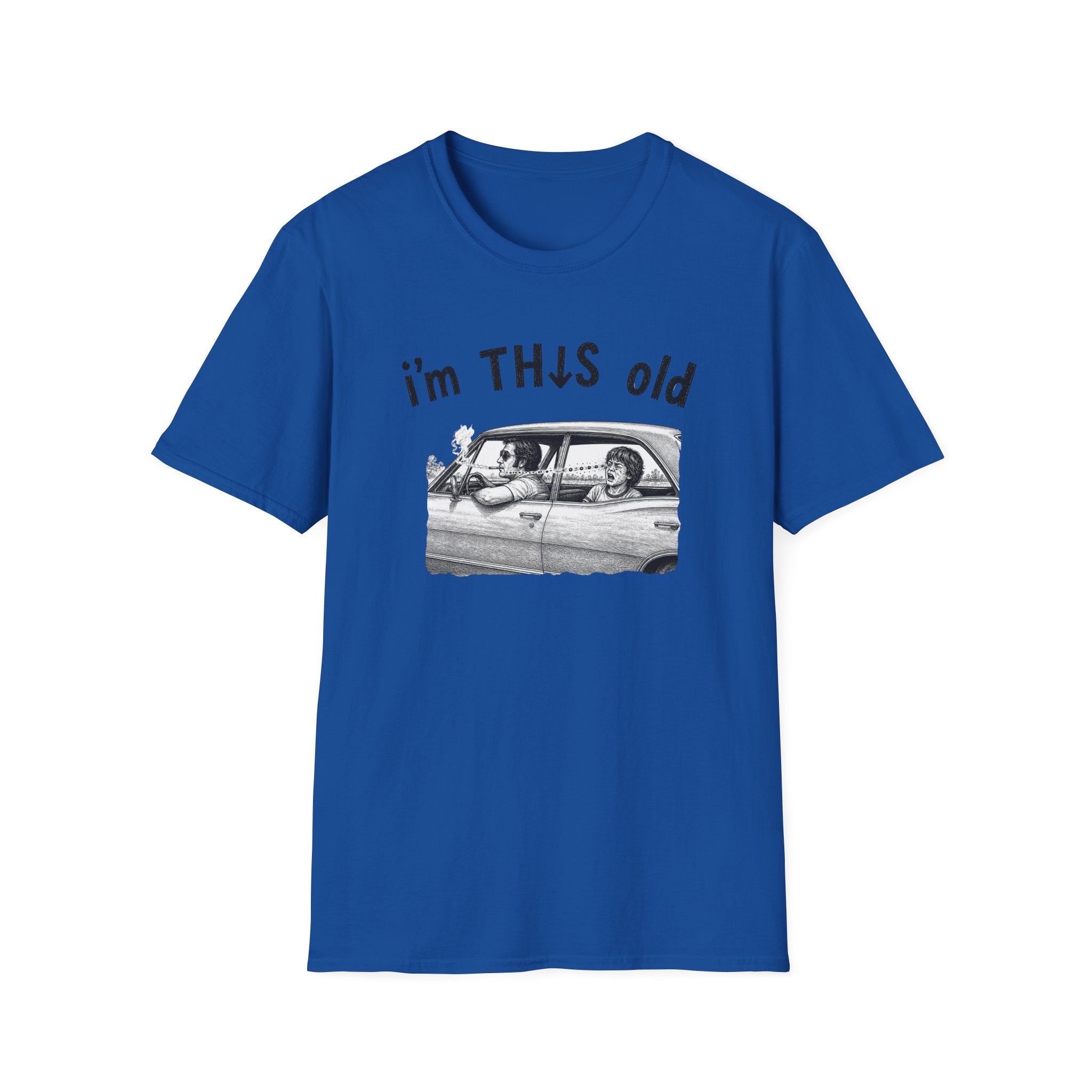 Retro 'I'm This Old' Vintage Car T‑Shirt — Funny Nostalgia Tee
