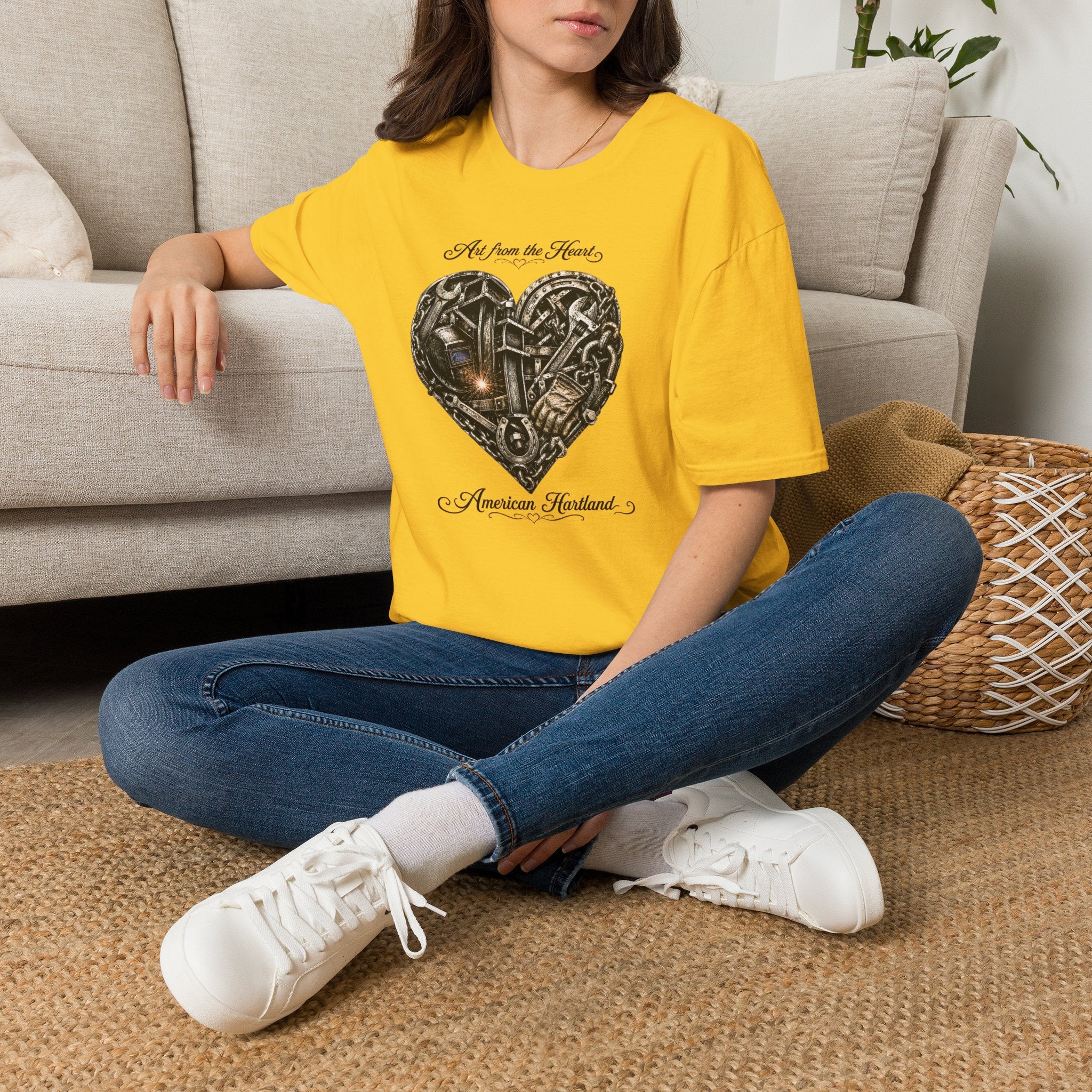 Heart of Metal Graphic Tee — “Art from the Heart”