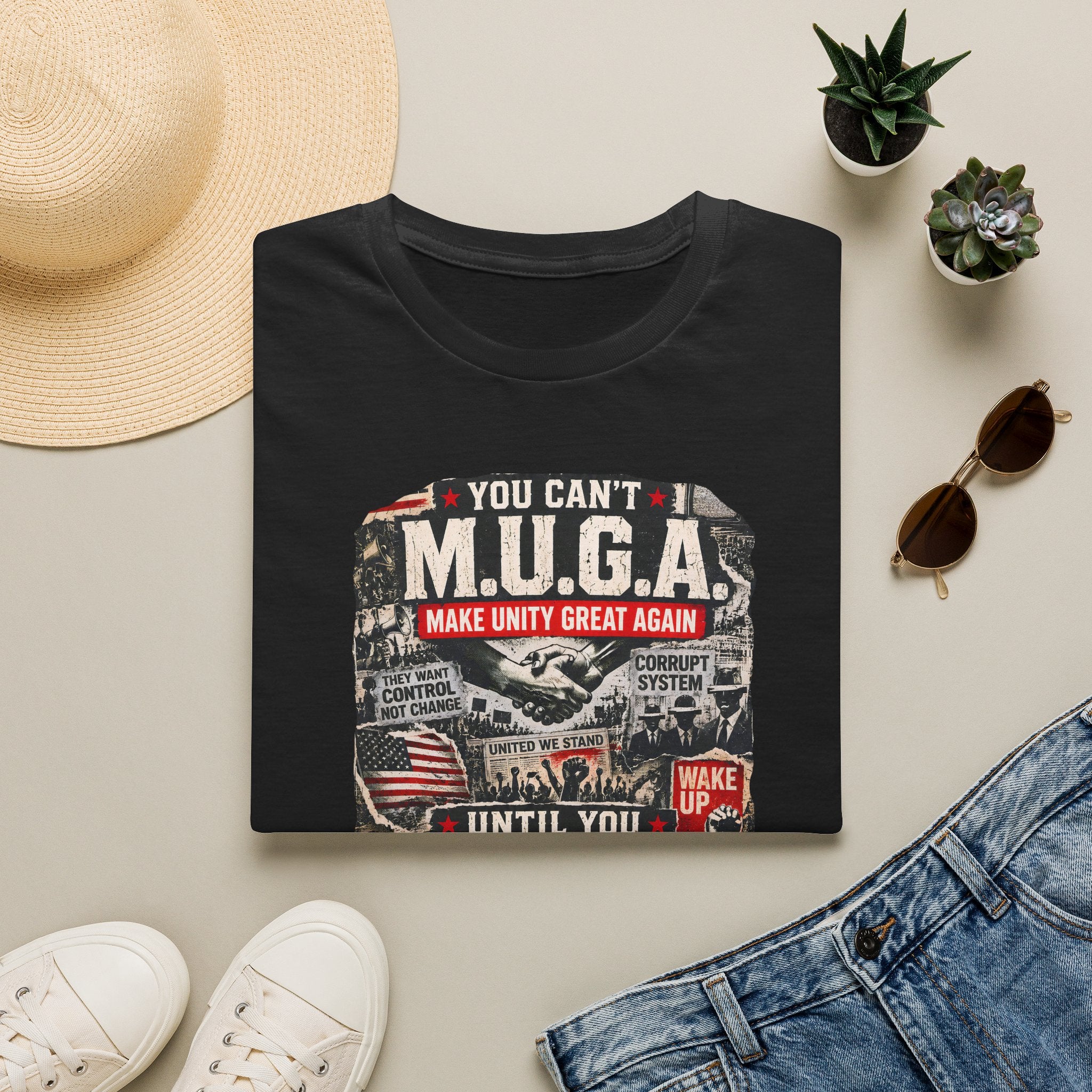 You Can't M.U.G.A. 'Make Unity Great Again' T-Shirt — Political Satire Tee