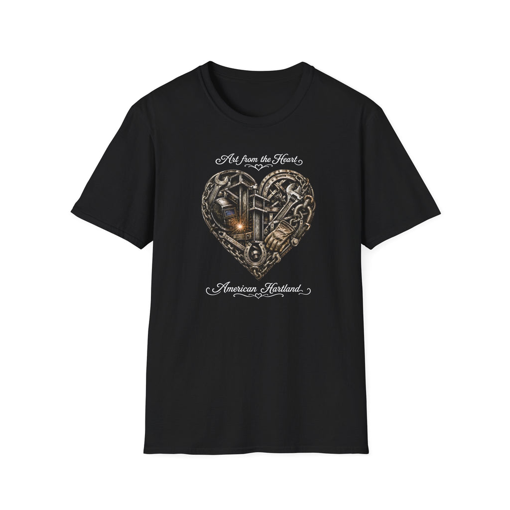 Heart of Metal Graphic Tee — “Art from the Heart”