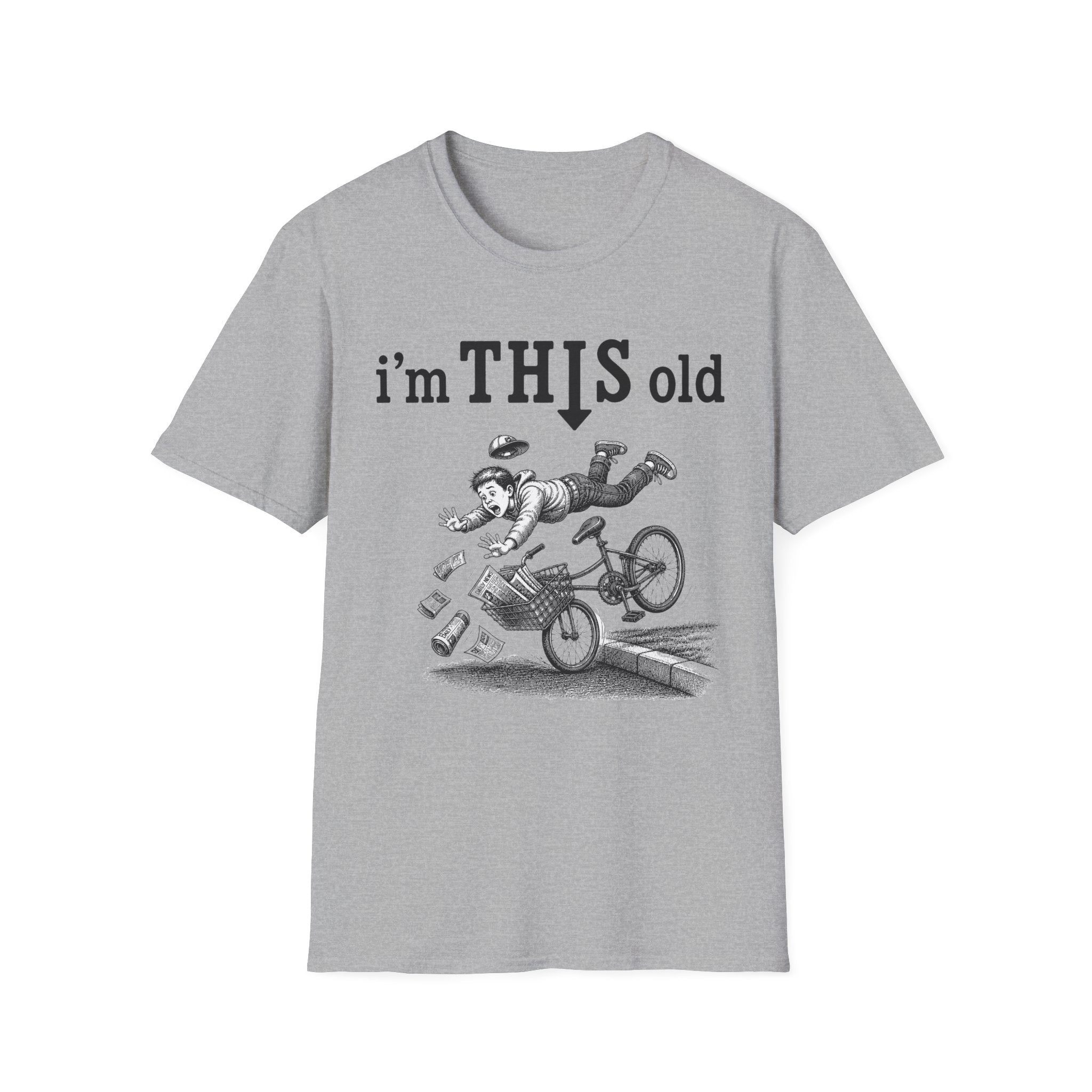 I'm THIS Old paper route T-Shirt