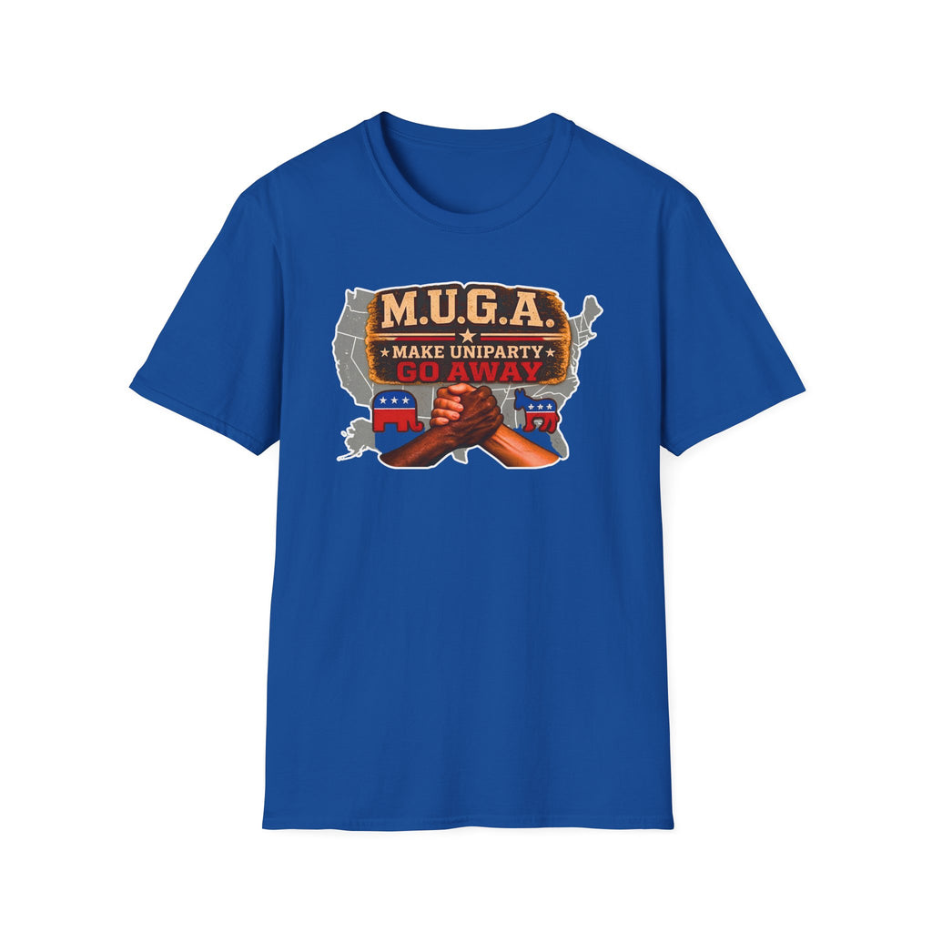 T-Shirt — M.U.G.A. "Make Uniparty Go Away" Political Unity Graphic Tee