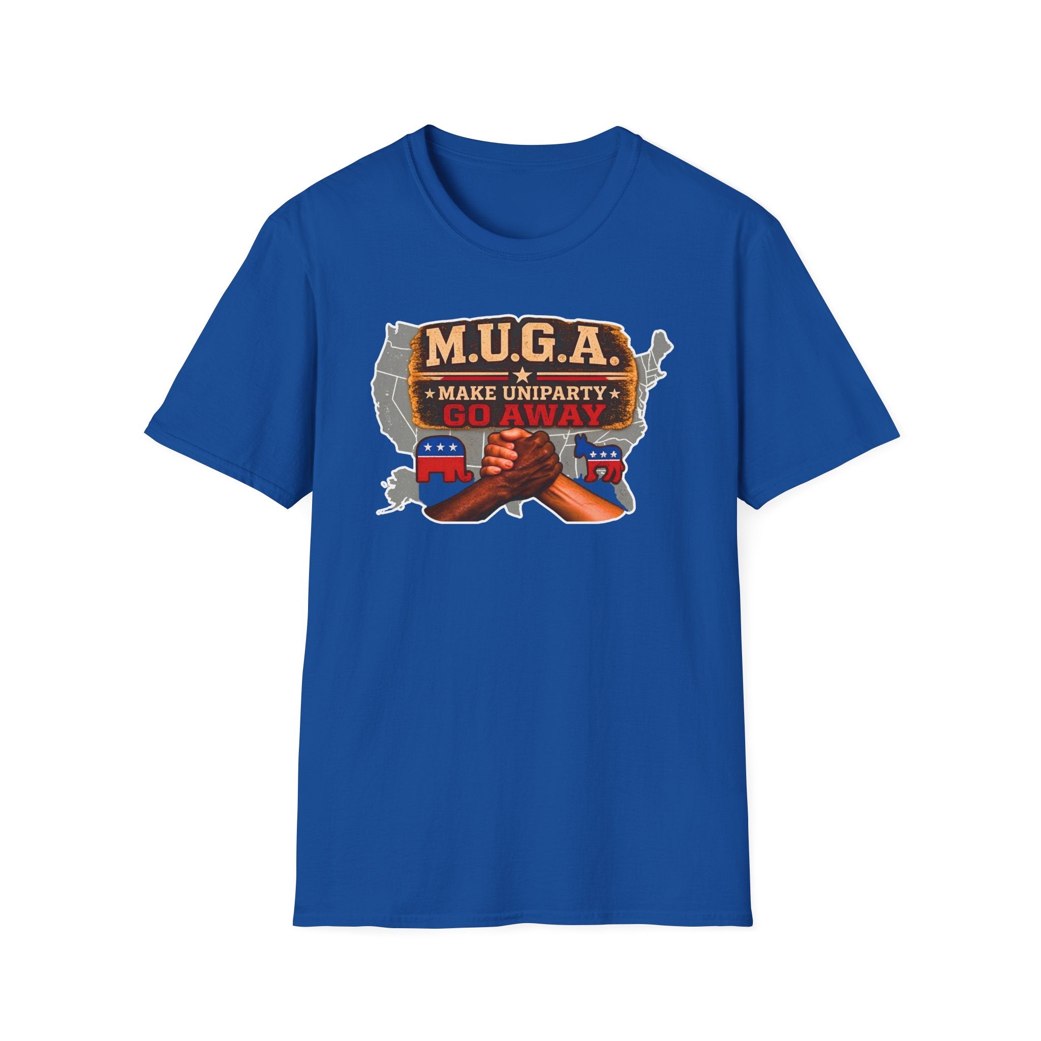 T-Shirt — M.U.G.A. "Make Uniparty Go Away" Political Unity Graphic Tee