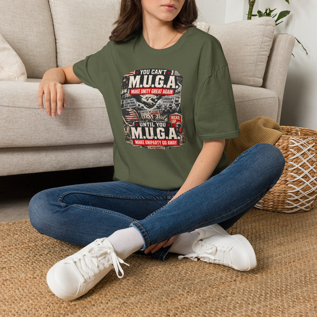You Can't M.U.G.A. 'Make Unity Great Again' T-Shirt — Political Satire Tee