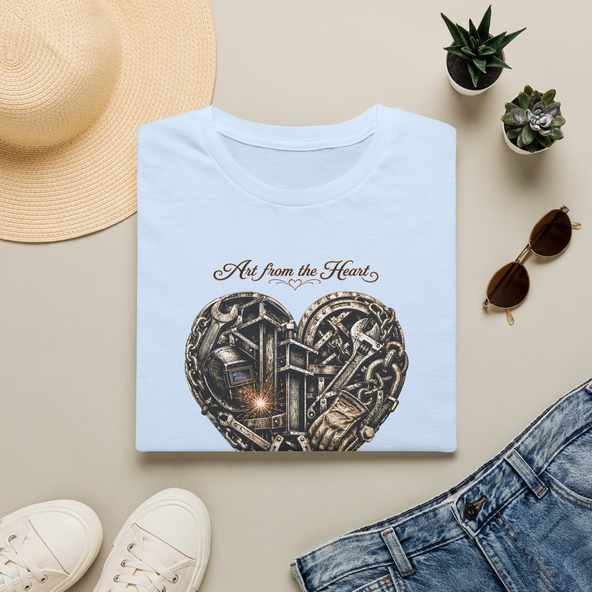 Heart of Metal Graphic Tee — “Art from the Heart”