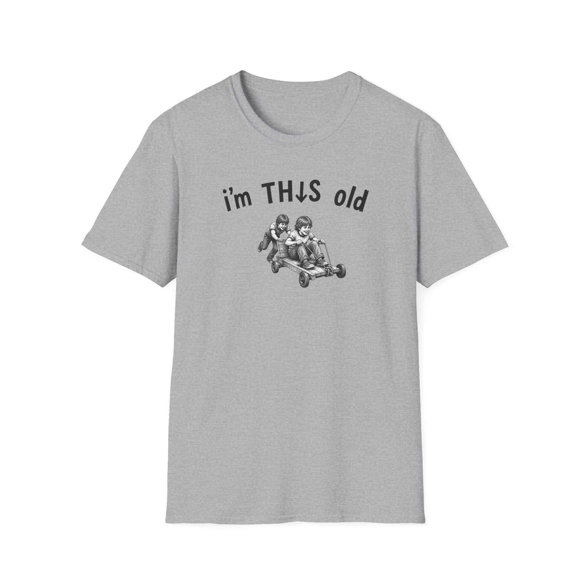 Vintage Kids Go-Kart 'I'm This Old' T-Shirt