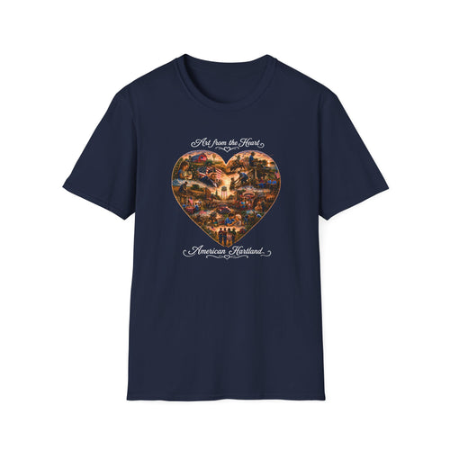 "Art from the Heart" Scenic Heart T-shirt
