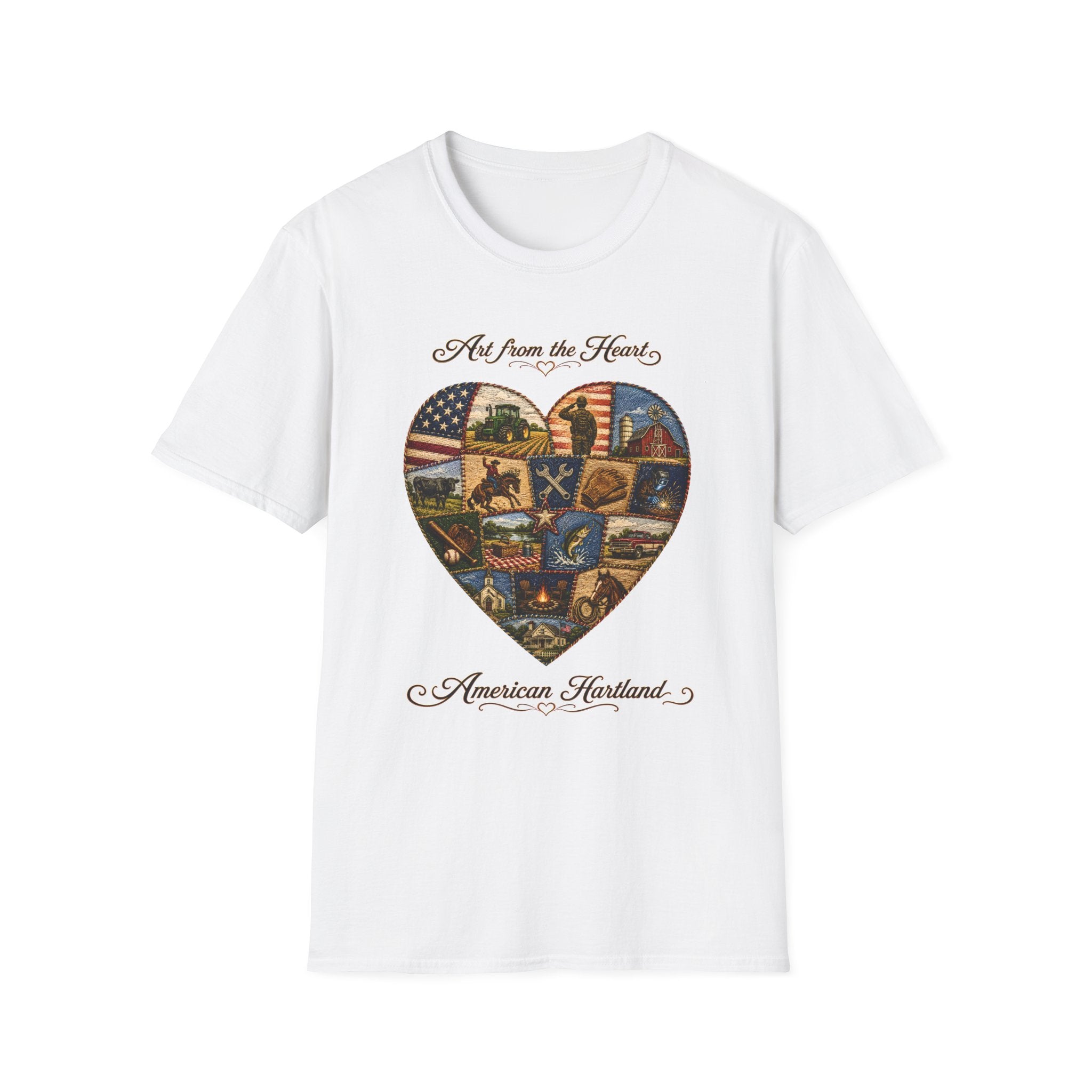 "Art from the Heart" Quilt T-shirt