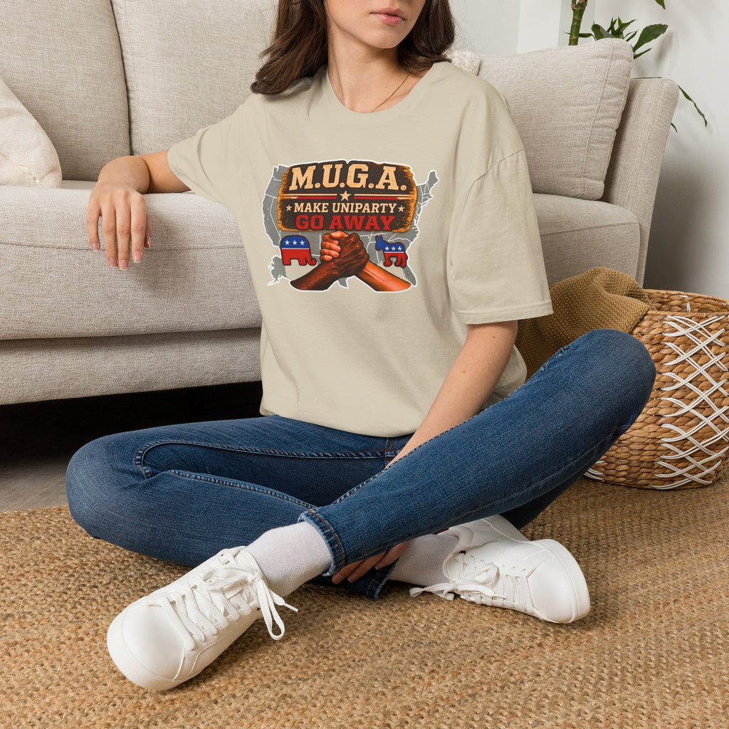 T-Shirt — M.U.G.A. "Make Uniparty Go Away" Political Unity Graphic Tee