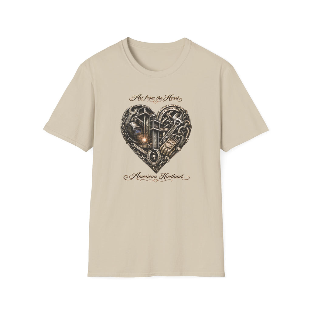 Heart of Metal Graphic Tee — “Art from the Heart”