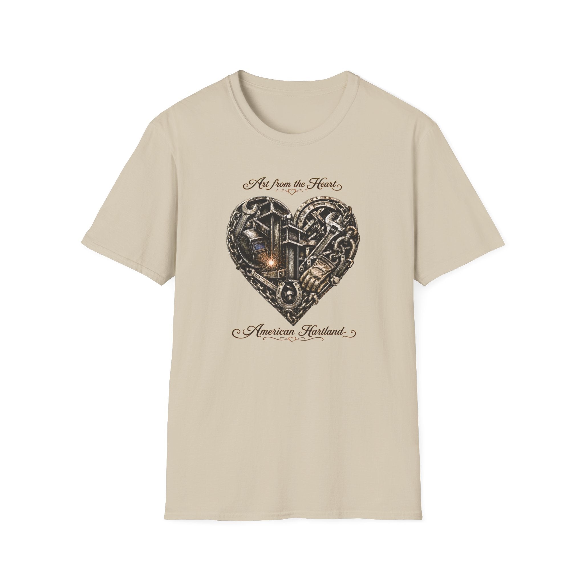 Heart of Metal Graphic Tee — “Art from the Heart”
