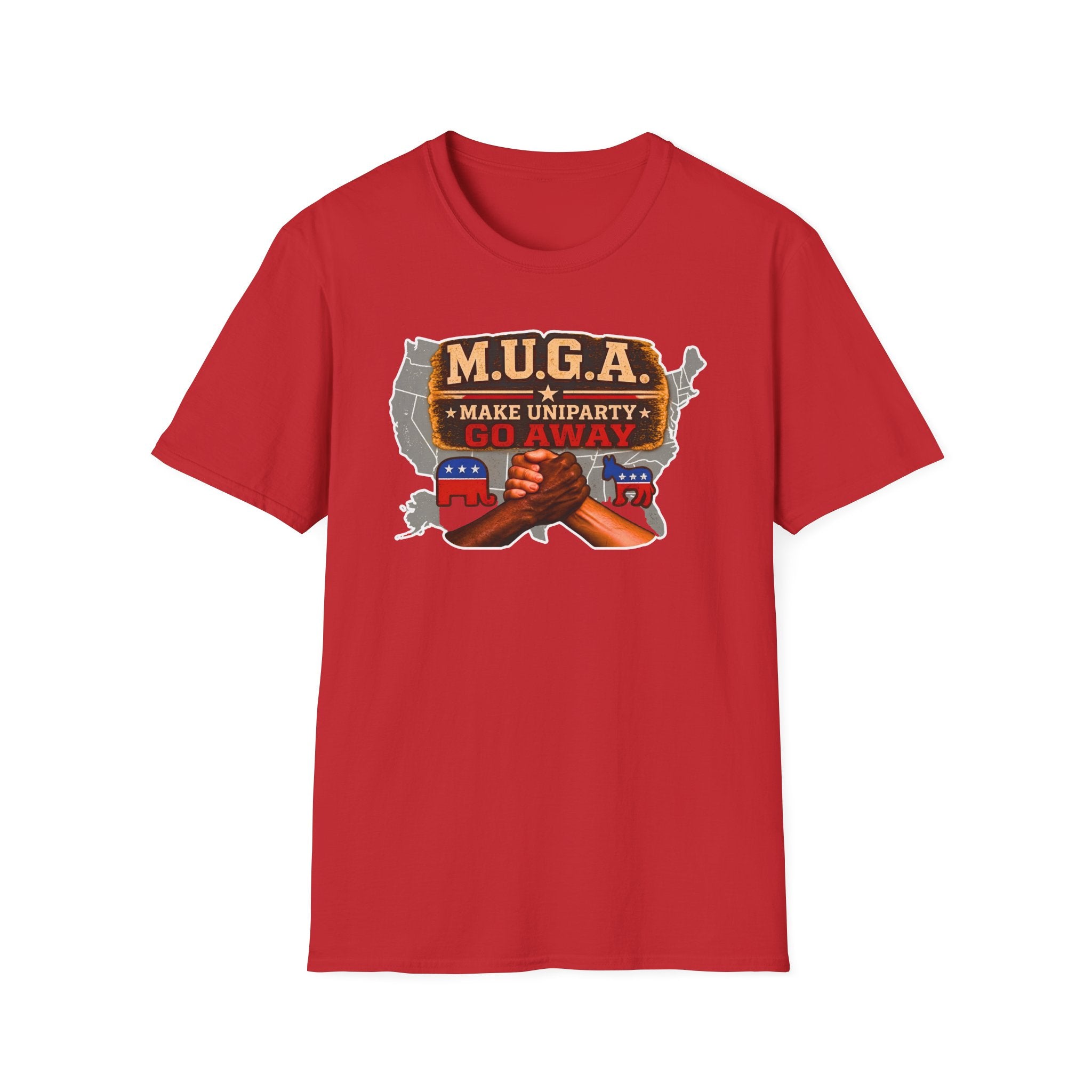 T-Shirt — M.U.G.A. "Make Uniparty Go Away" Political Unity Graphic Tee