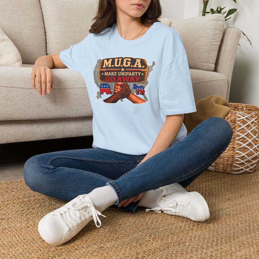 T-Shirt — M.U.G.A. "Make Uniparty Go Away" Political Unity Graphic Tee