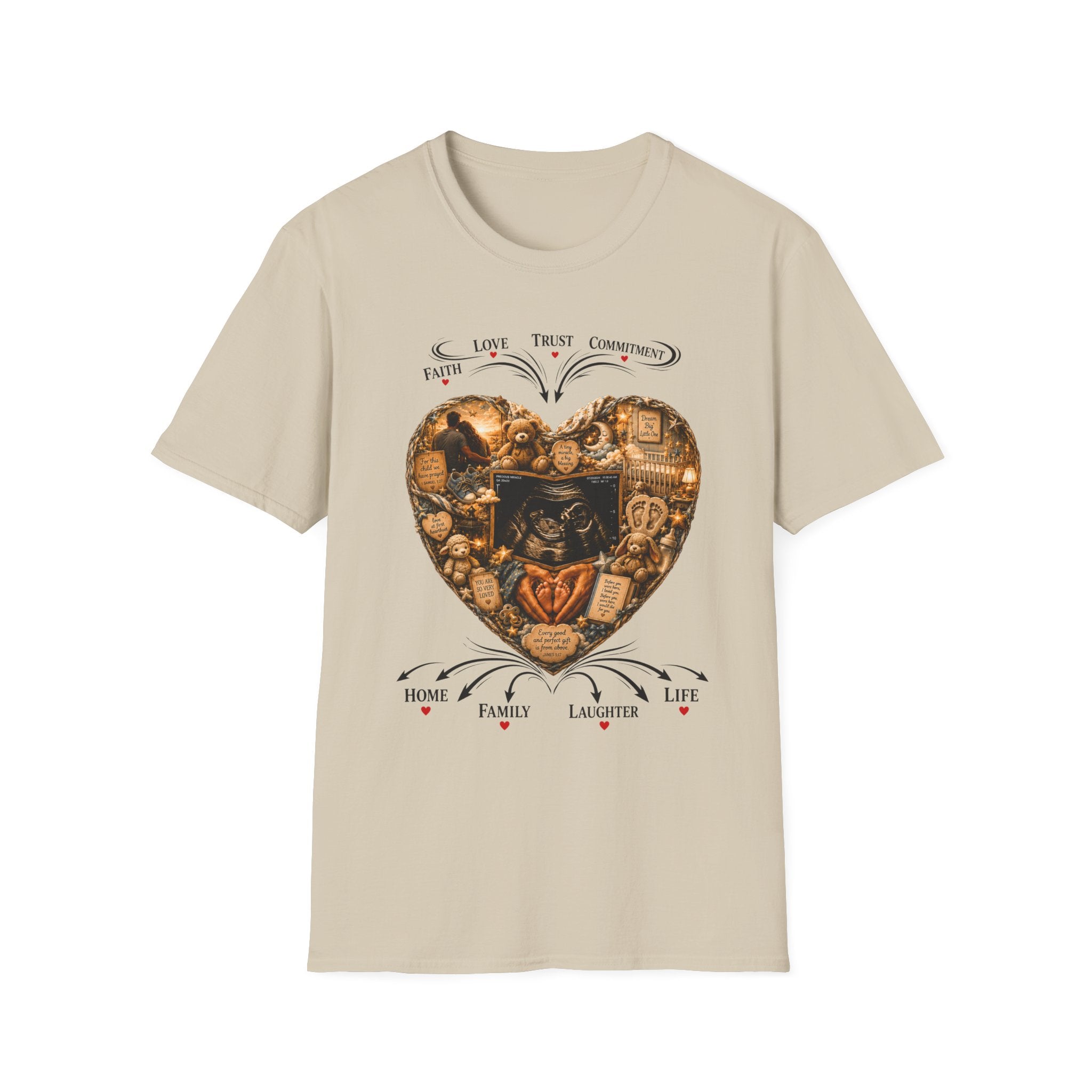 "Art from the heart" New Life T-shirt