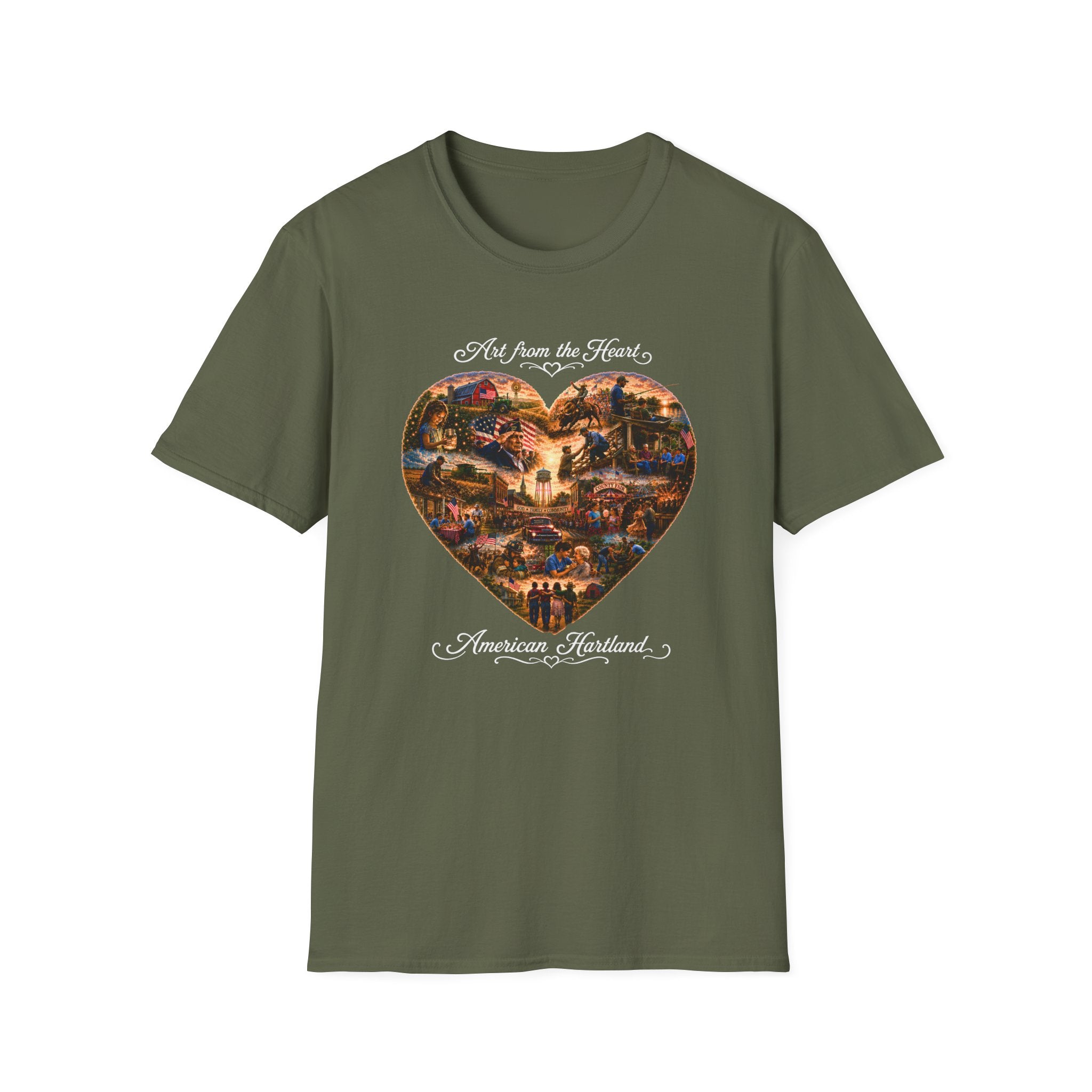 Art from the Heart Veteran T-shirt