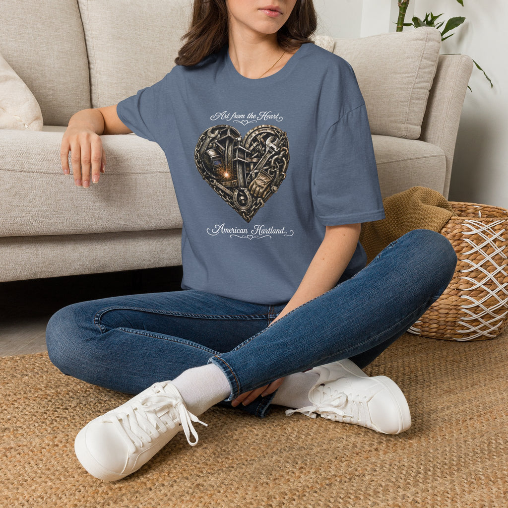 Heart of Metal Graphic Tee — “Art from the Heart”