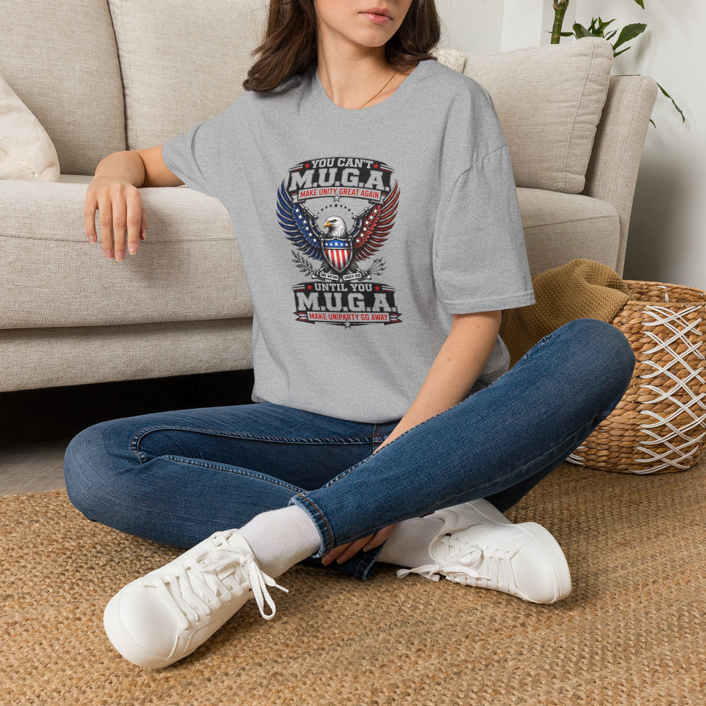 Make Unity Great Again T-Shirt — Patriotic Eagle M.U.G.A. Graphic Tee