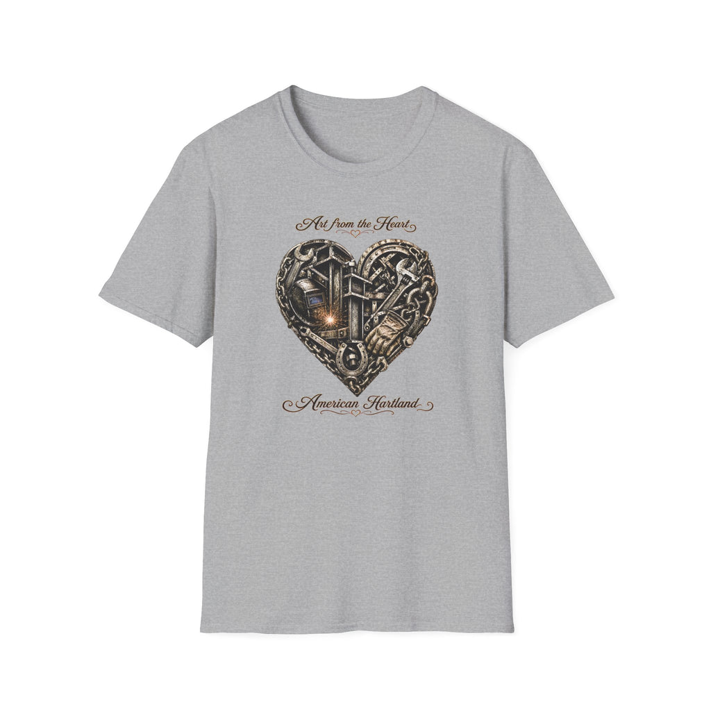 Heart of Metal Graphic Tee — “Art from the Heart”