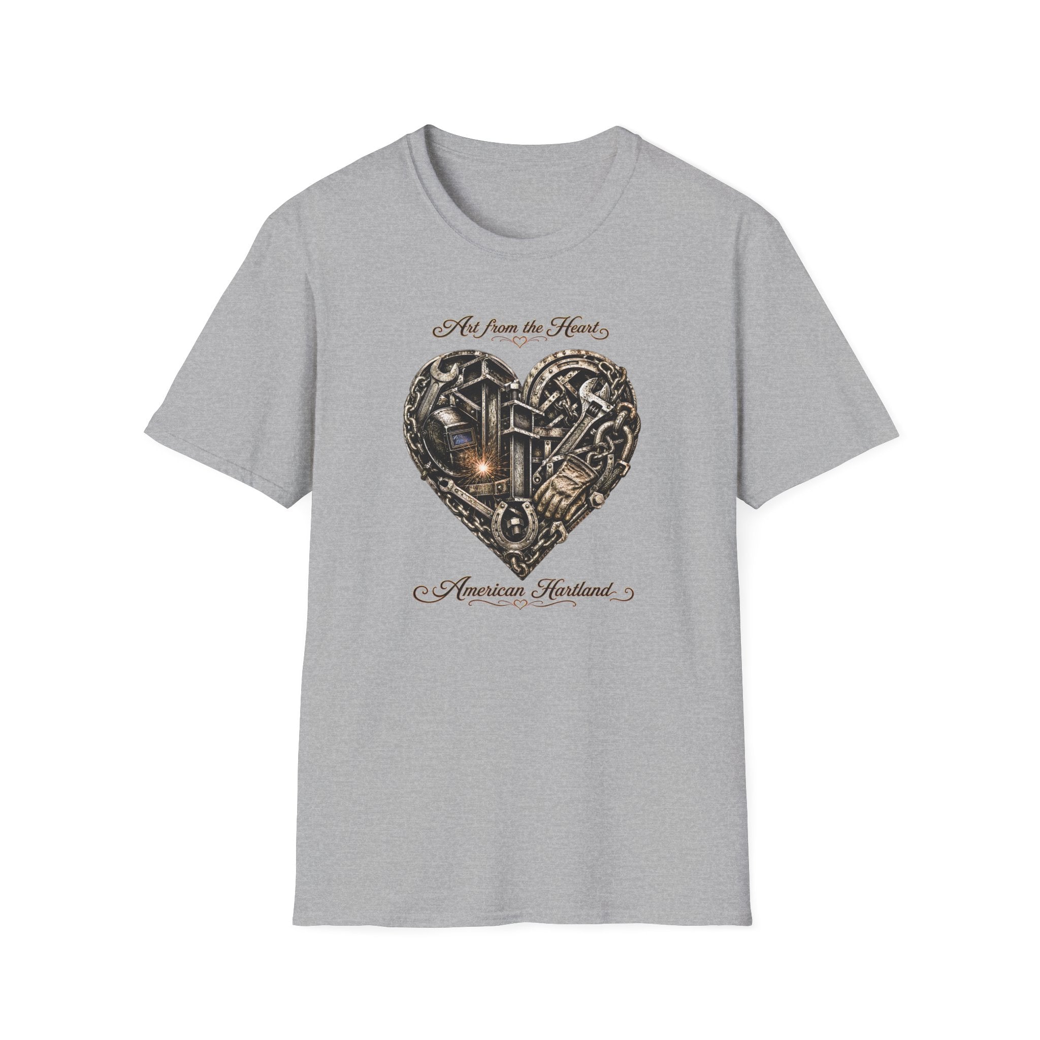 Heart of Metal Graphic Tee — “Art from the Heart”
