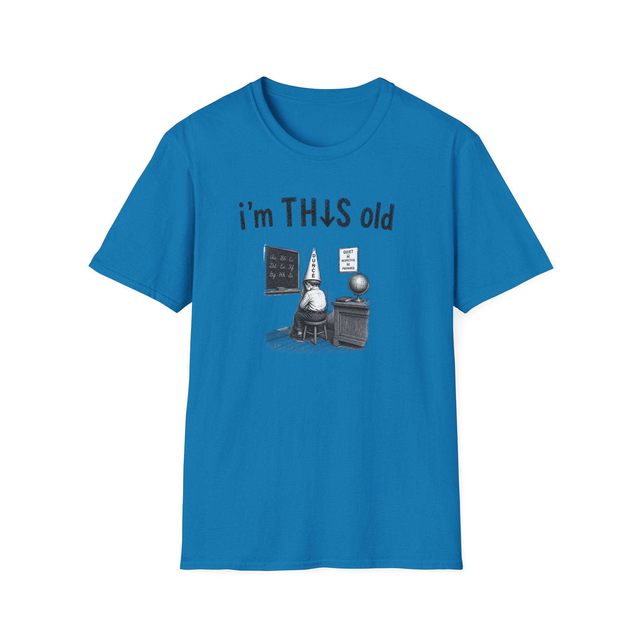Retro 'I'm This Old' Vintage Schoolroom T-Shirt