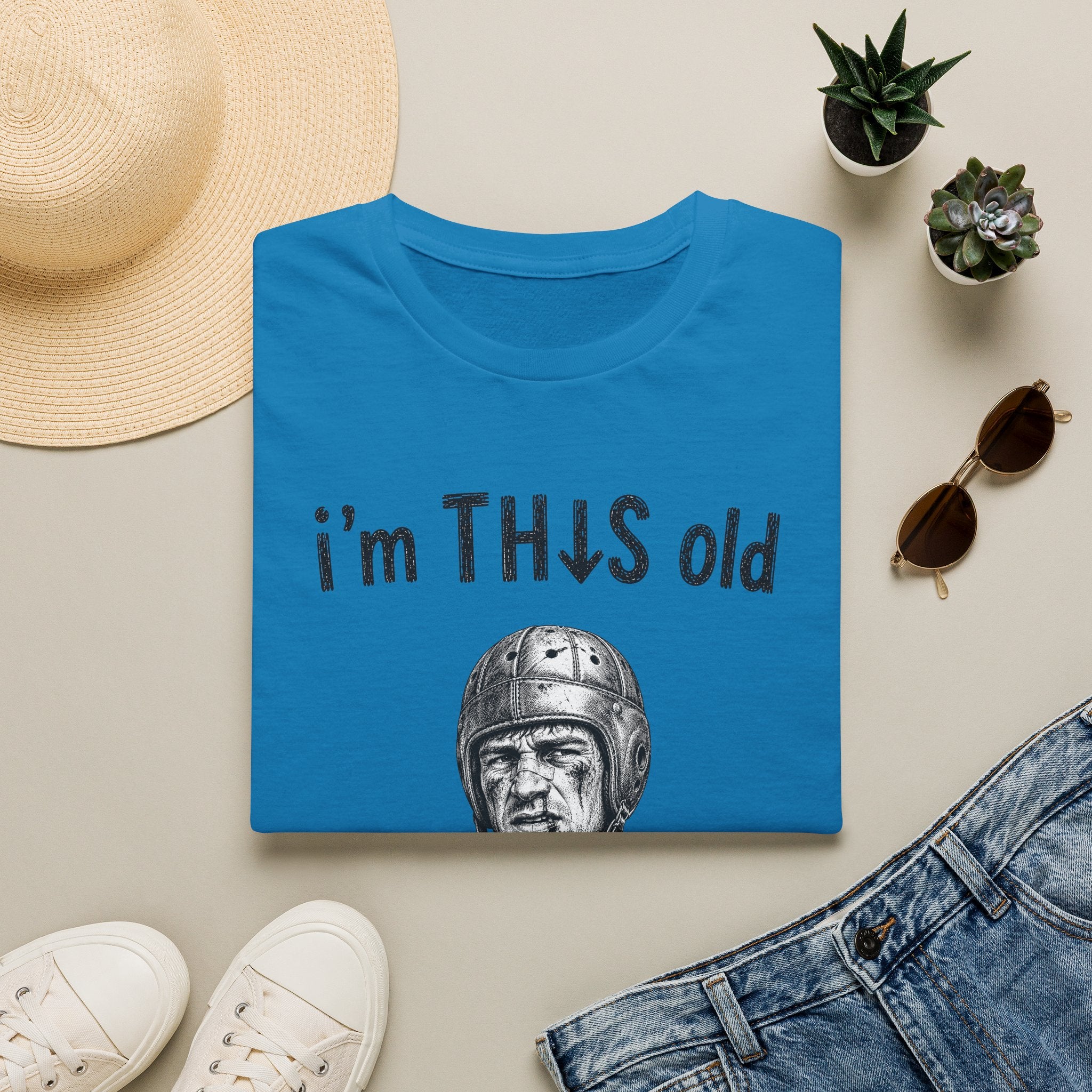 Vintage Football "I'm This Old" T-Shirt
