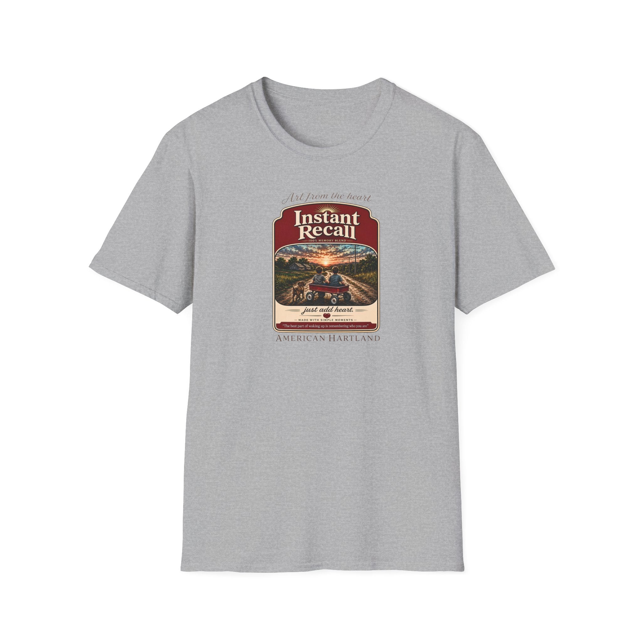 Instant Recall T-Shirt — Vintage Road Trip Sunset Graphic