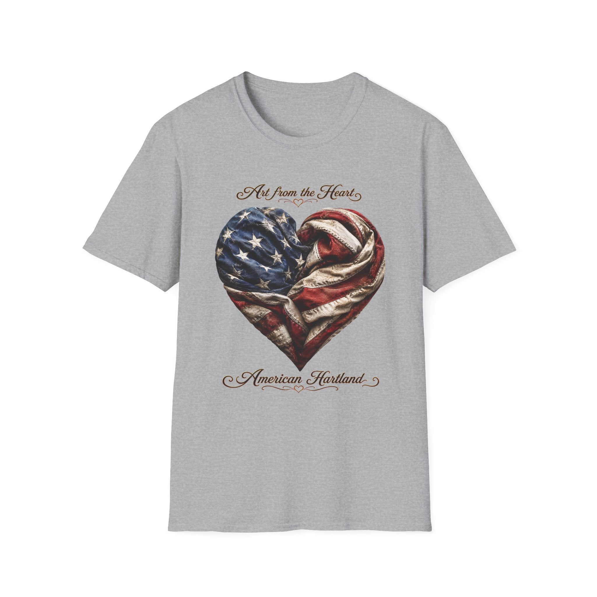 “Art From the Heart” Flag T-shirt