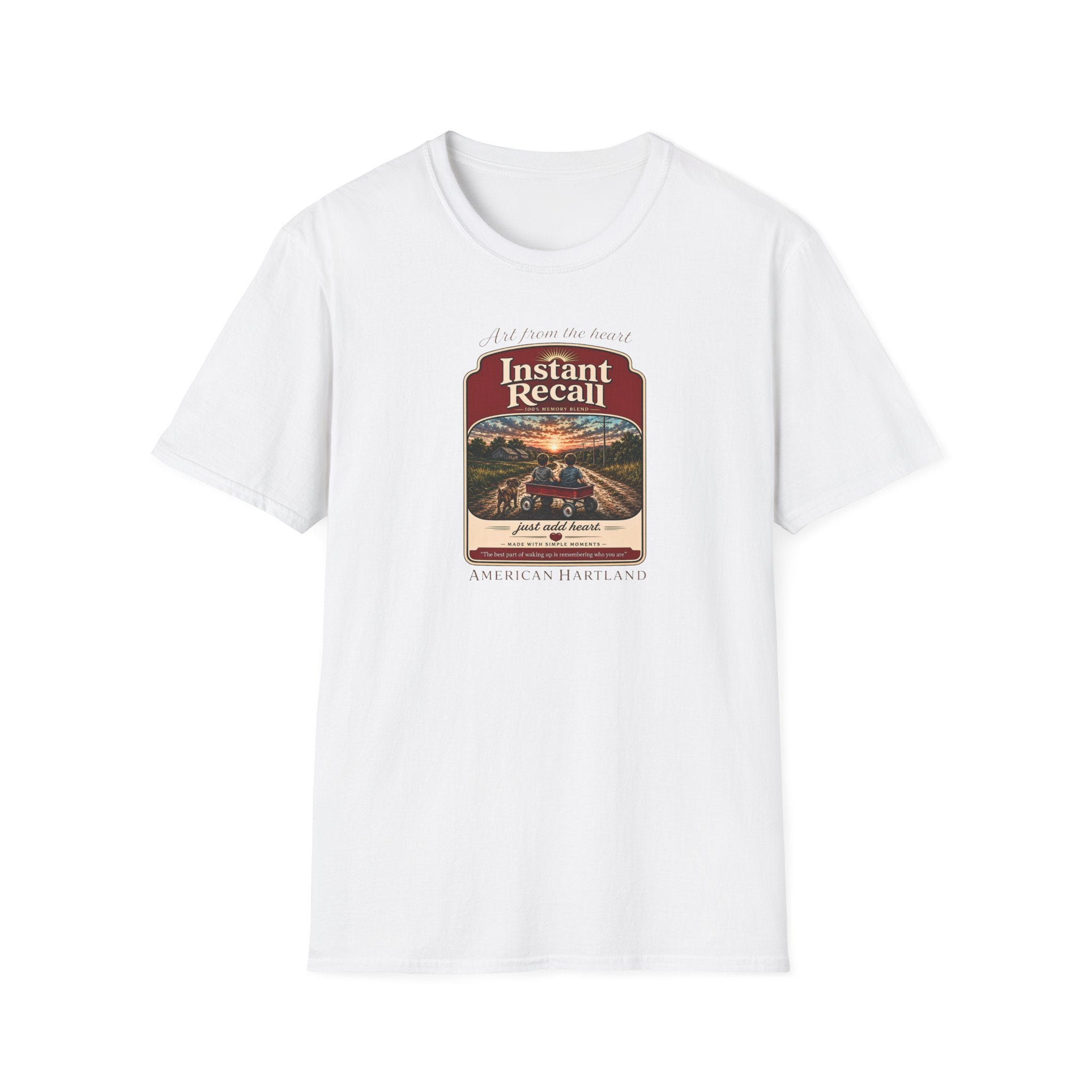 Instant Recall T-Shirt — Vintage Road Trip Sunset Graphic