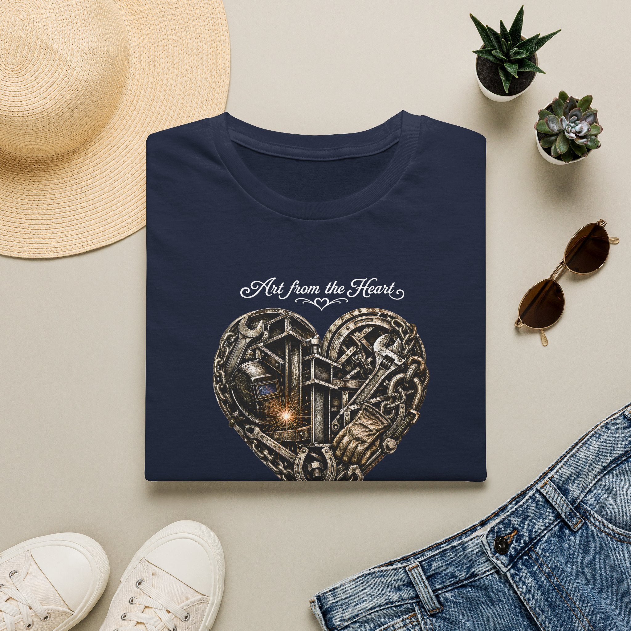 Heart of Metal Graphic Tee — “Art from the Heart”