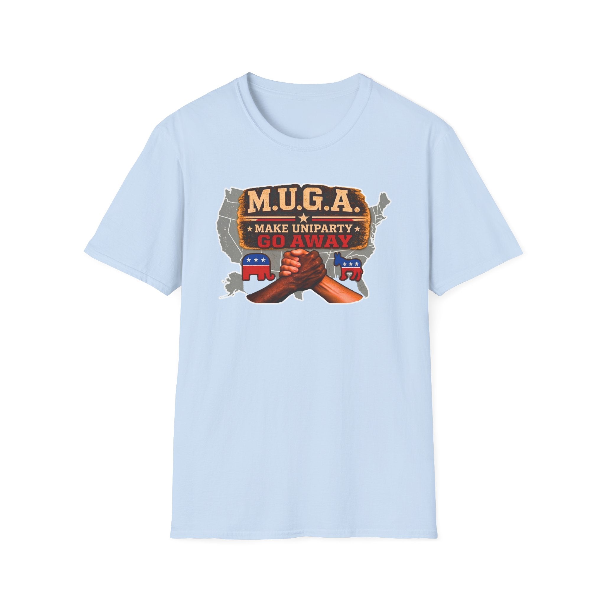 T-Shirt — M.U.G.A. "Make Uniparty Go Away" Political Unity Graphic Tee
