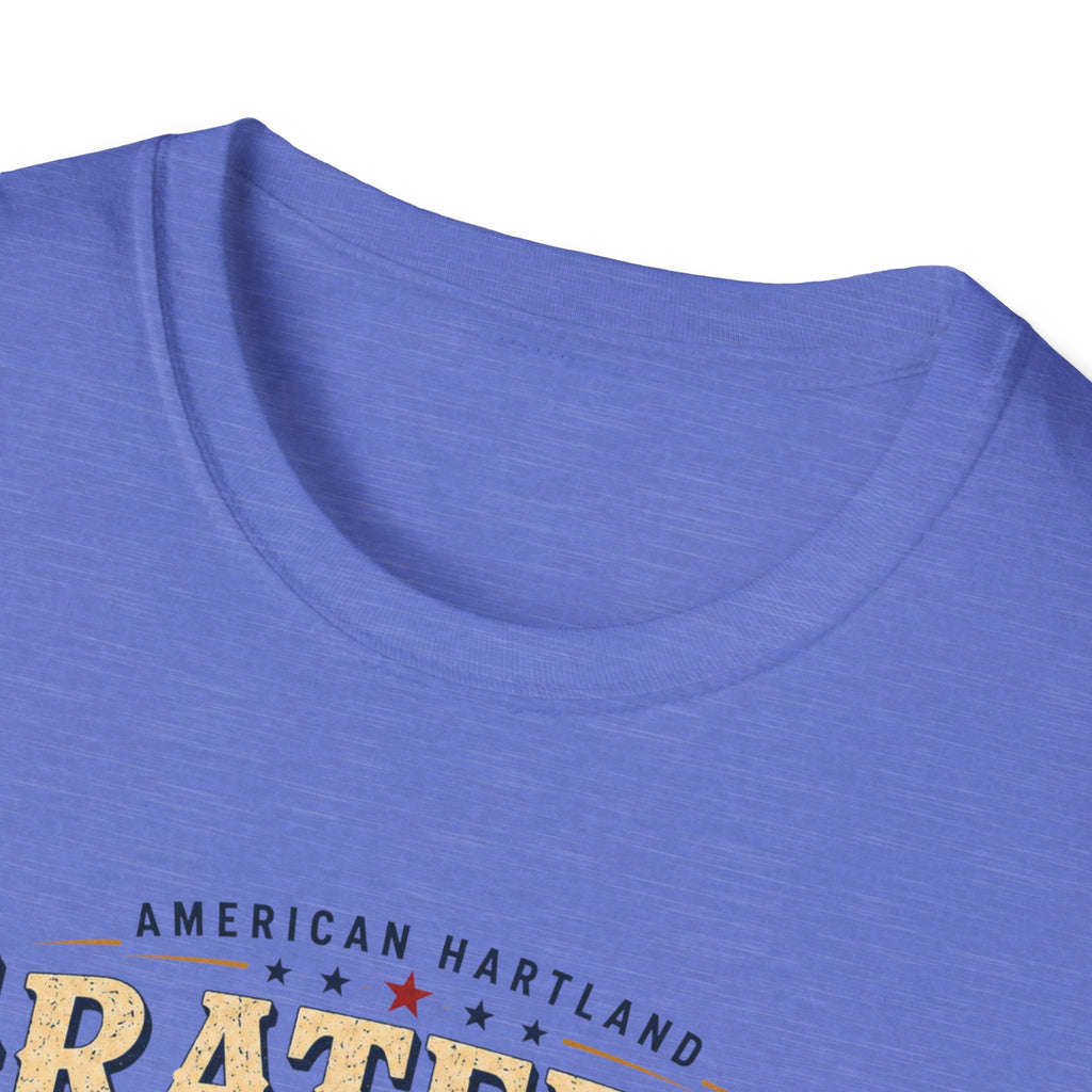 Grateful Hearts T-Shirt — American Heartland Cabin & Campfire Graphic