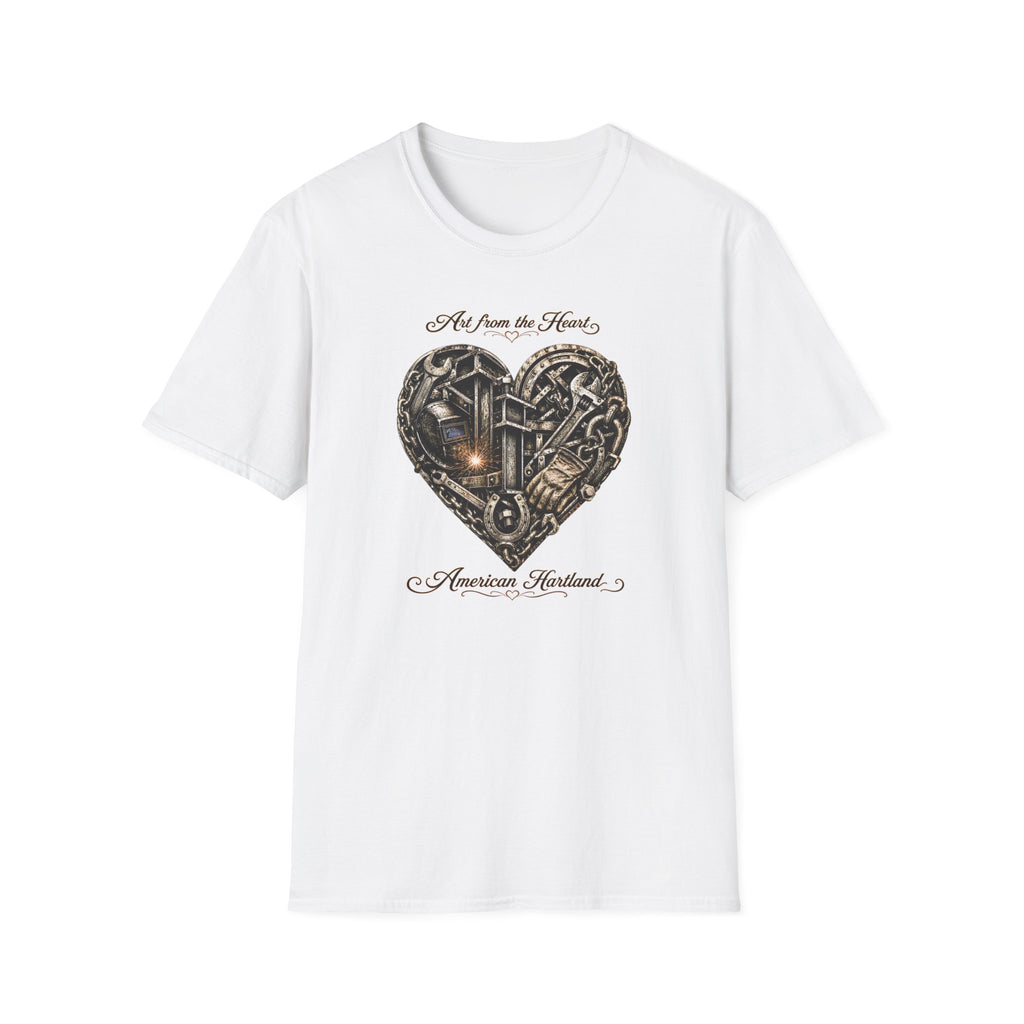 Heart of Metal Graphic Tee — “Art from the Heart”