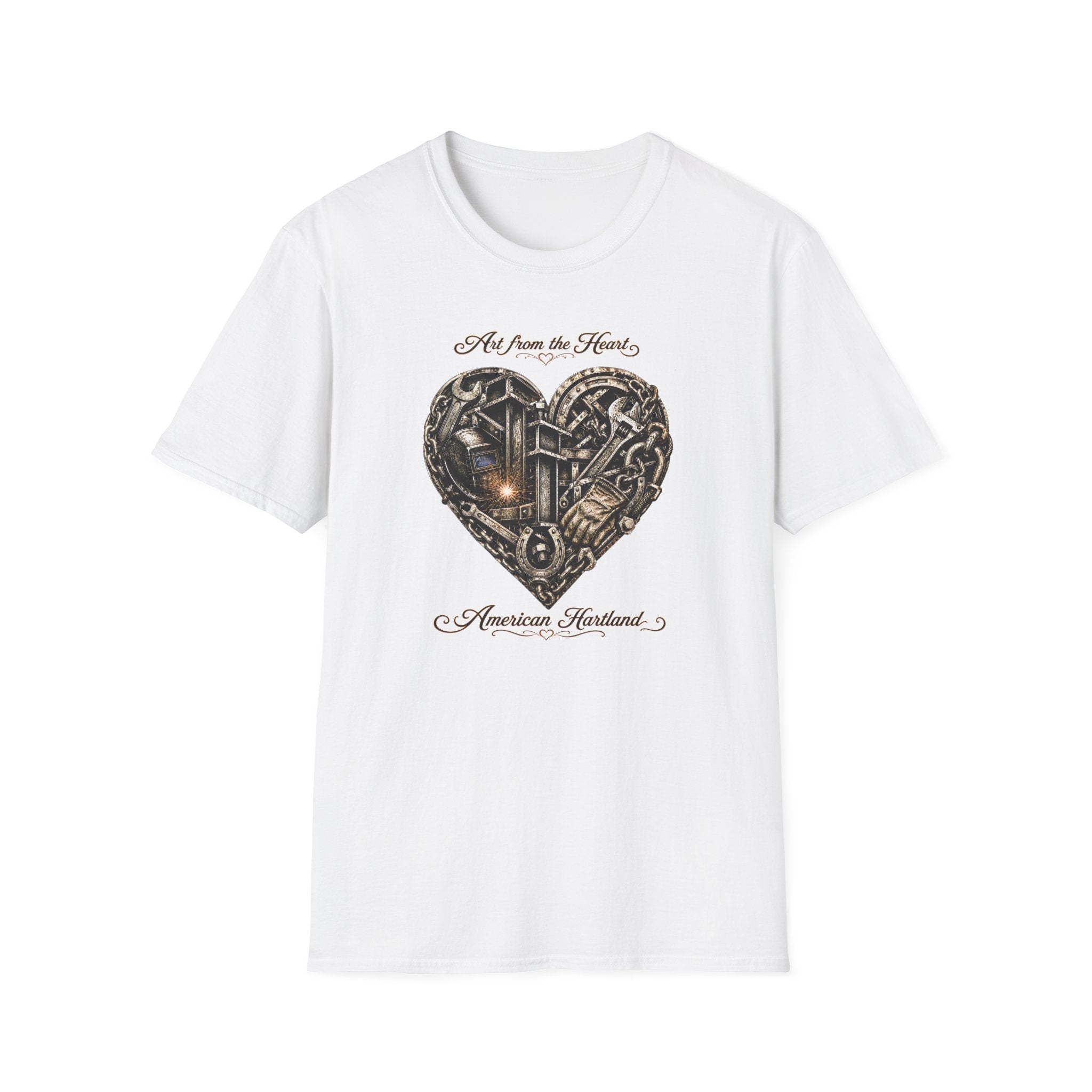 Heart of Metal Graphic Tee — “Art from the Heart”