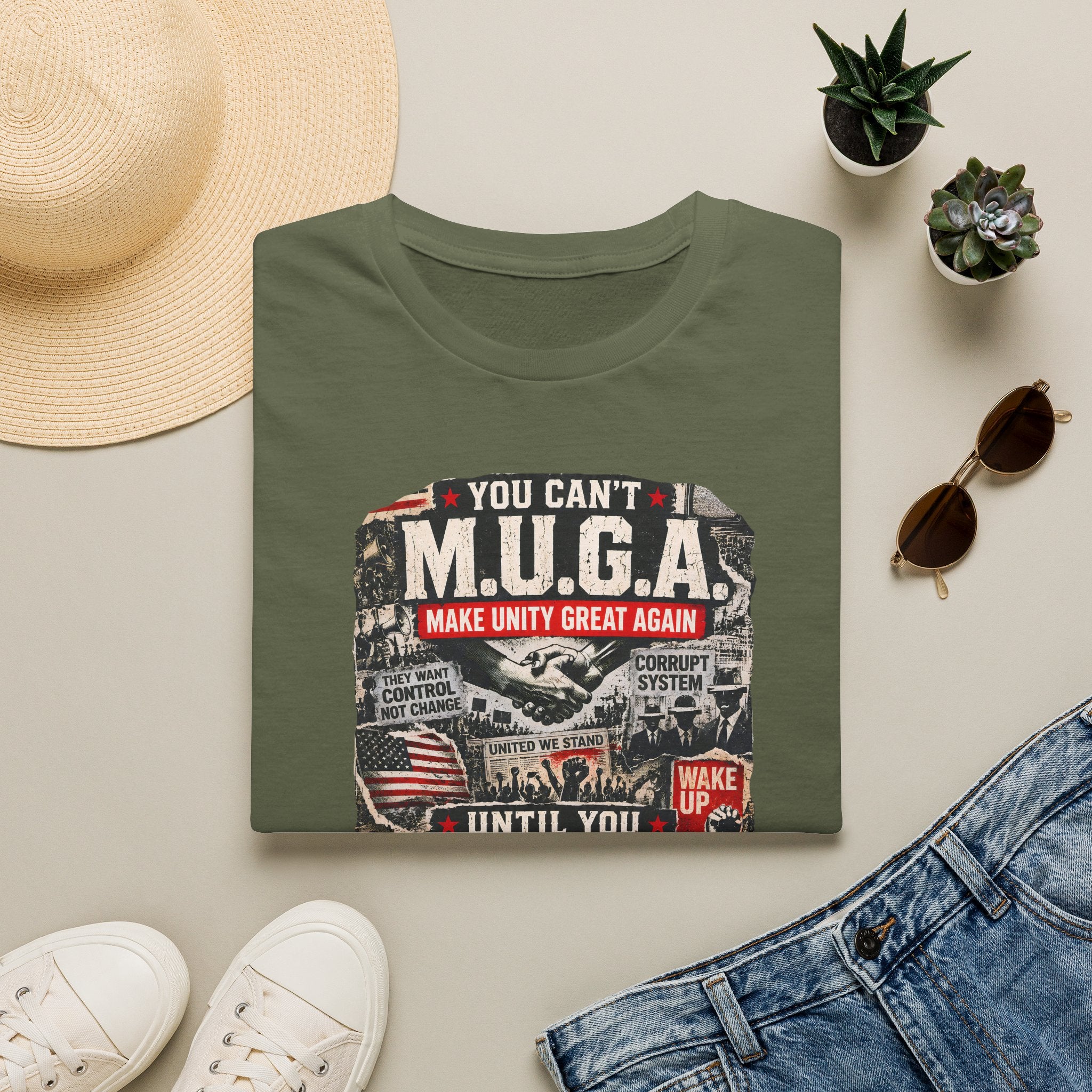 You Can't M.U.G.A. 'Make Unity Great Again' T-Shirt — Political Satire Tee