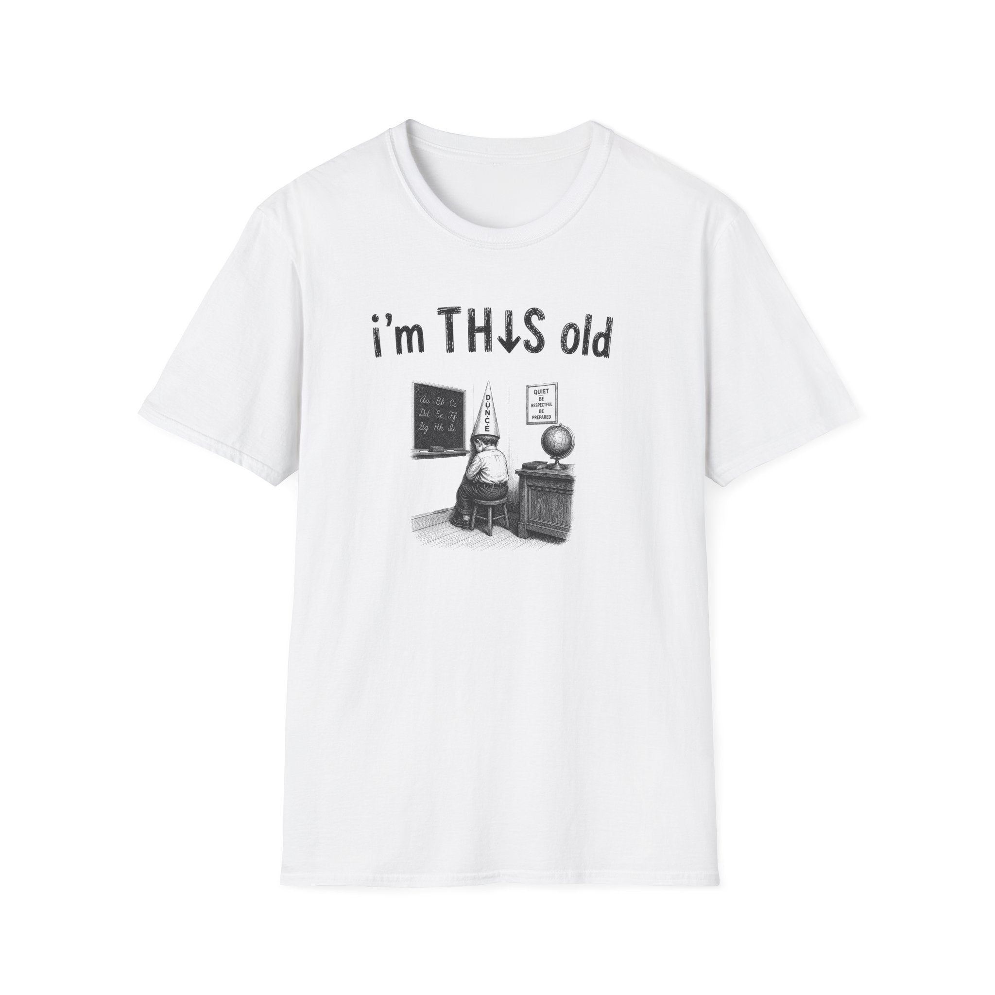 Retro 'I'm This Old' Vintage Schoolroom T-Shirt