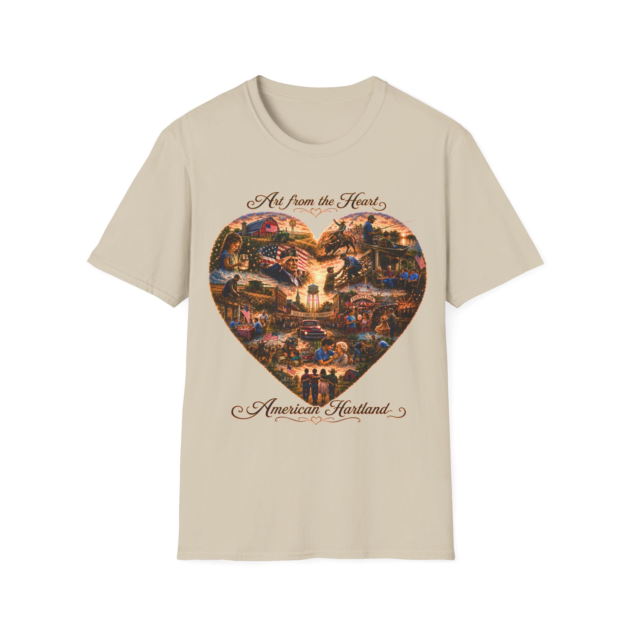 Art from the Heart Veteran T-shirt