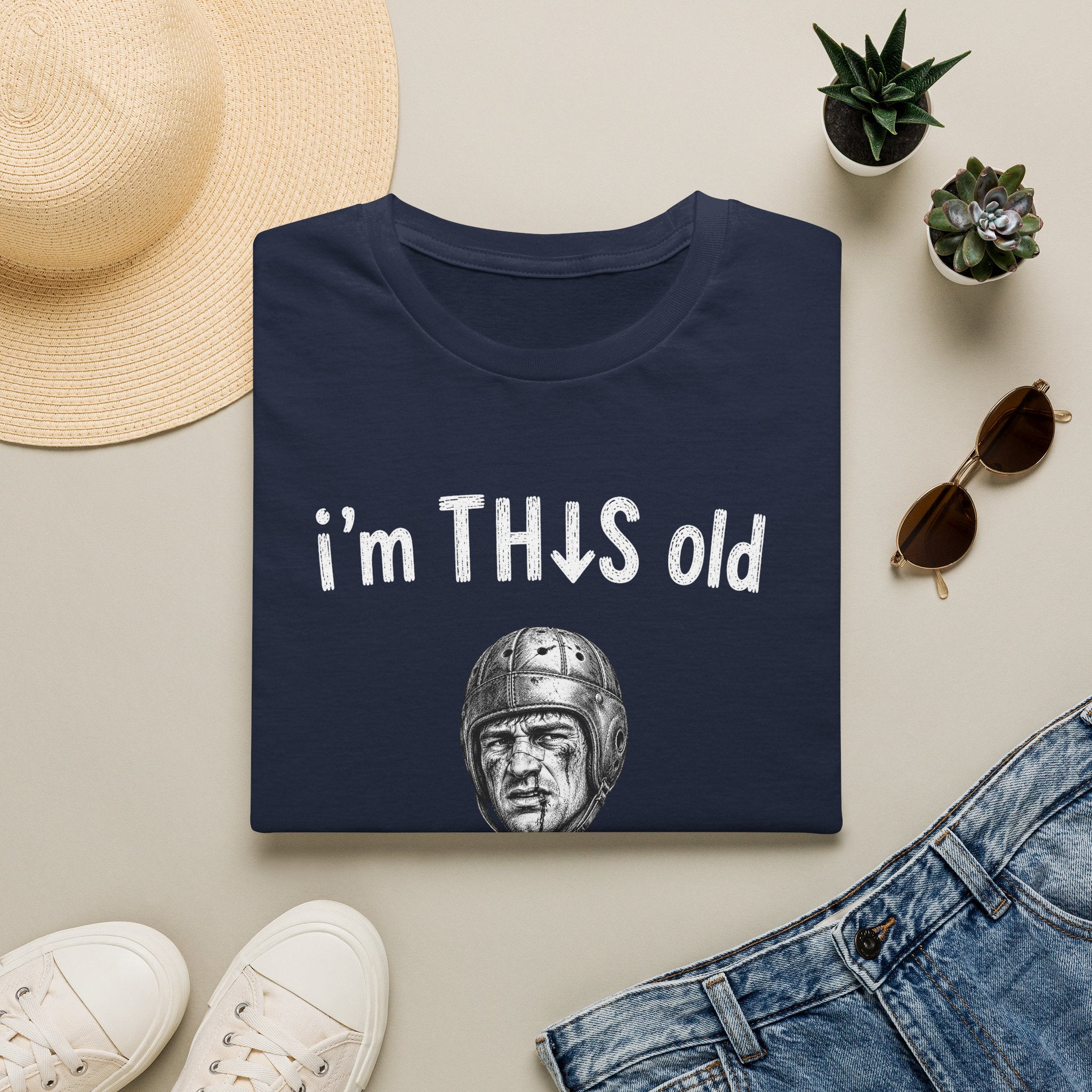 Vintage Football "I'm This Old" T-Shirt
