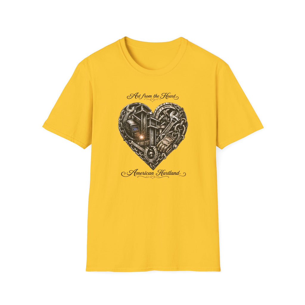 Heart of Metal Graphic Tee — “Art from the Heart”