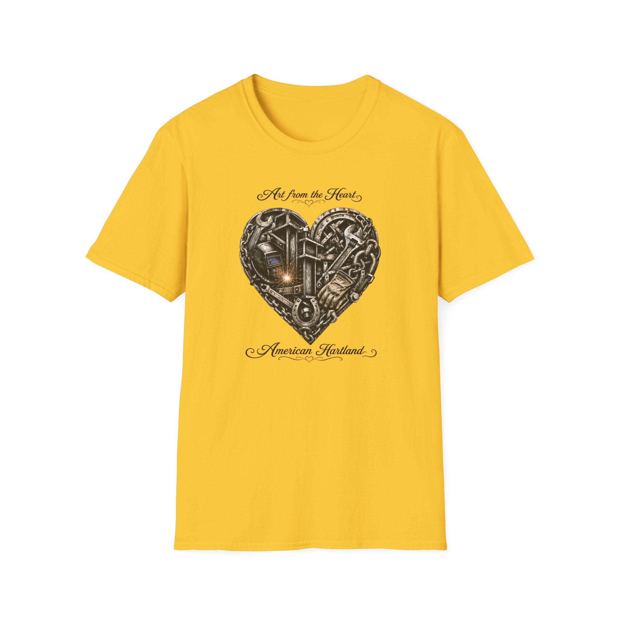Heart of Metal Graphic Tee — “Art from the Heart”